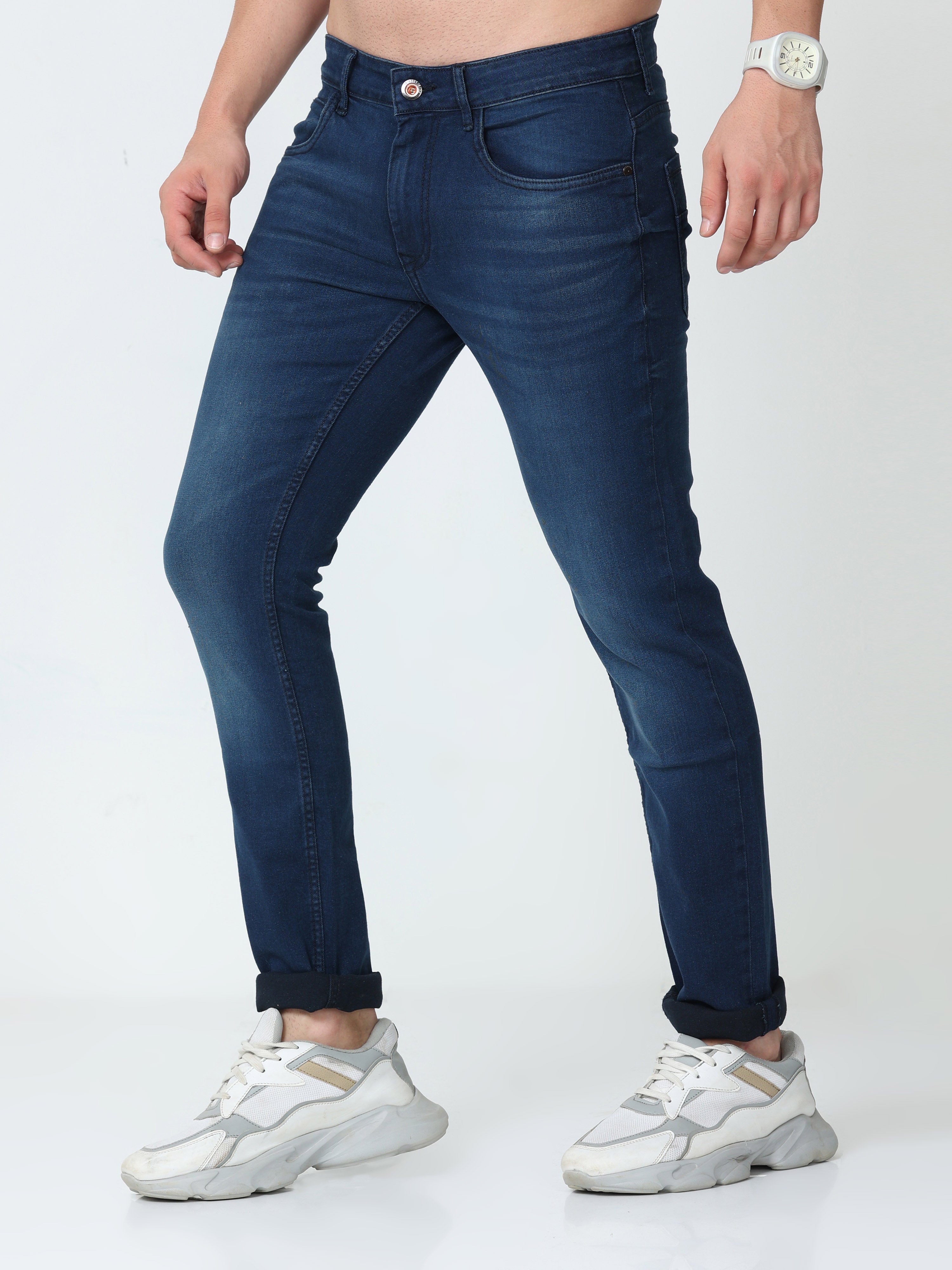 Blue Dianne Men Slim-Fit Jeans