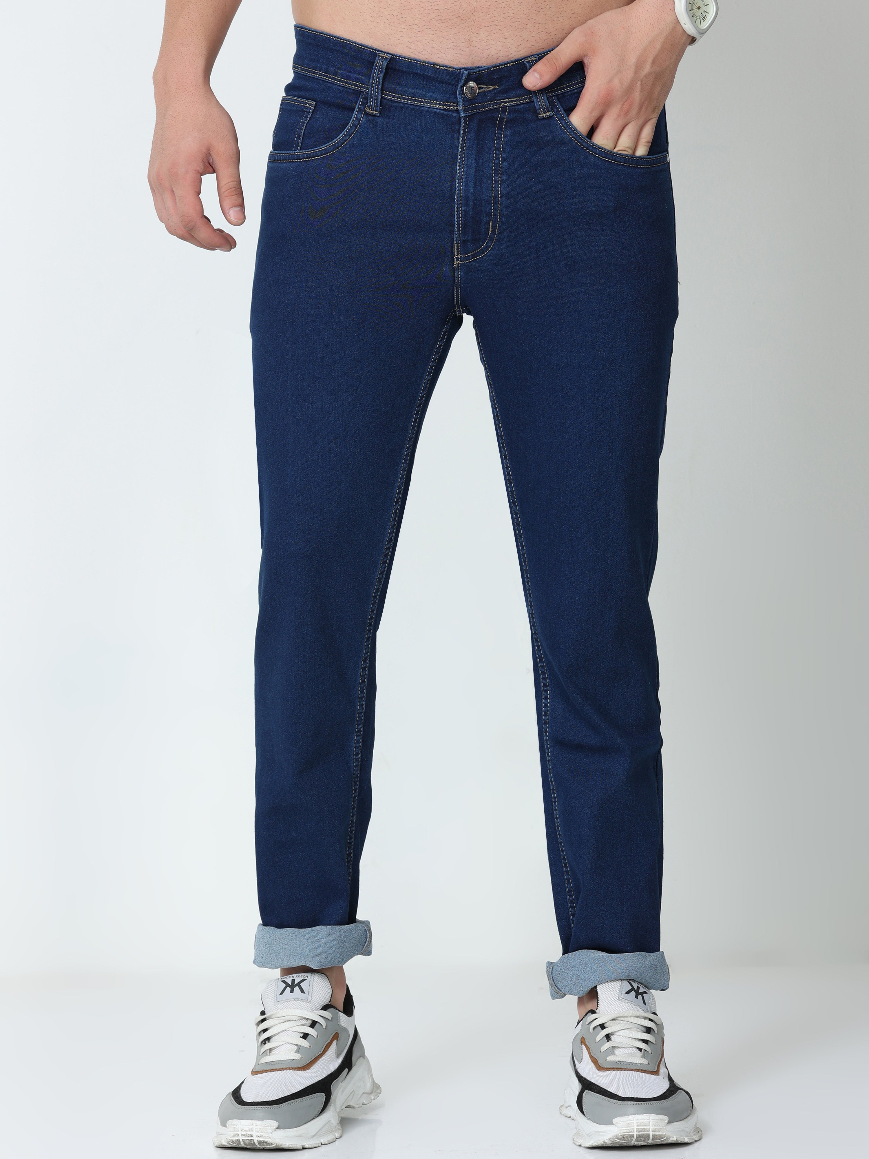 Nile Blue Men Slim Regular Fit Jeans