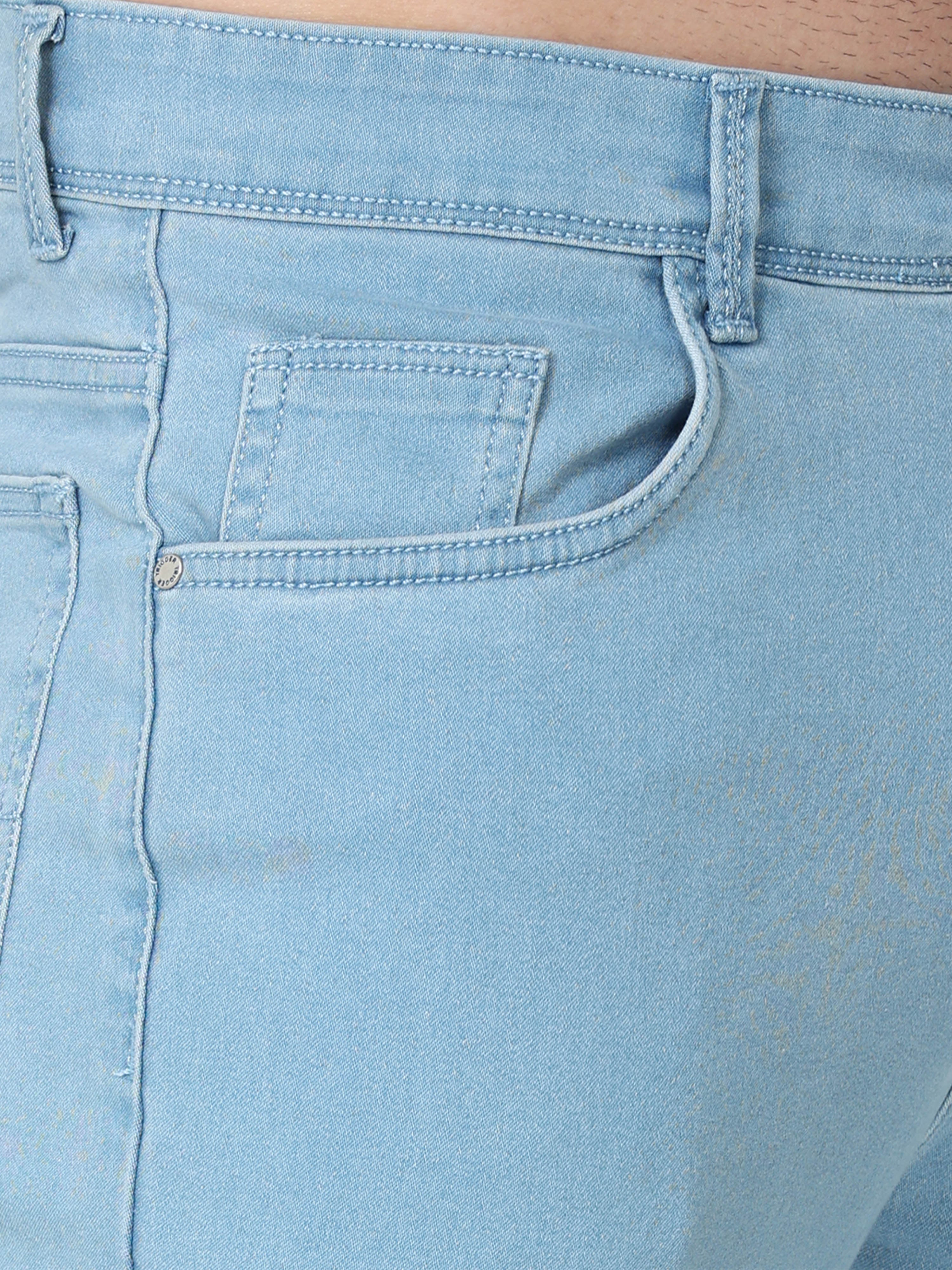 Blue Hosta Men Slim Regular Fit Jeans