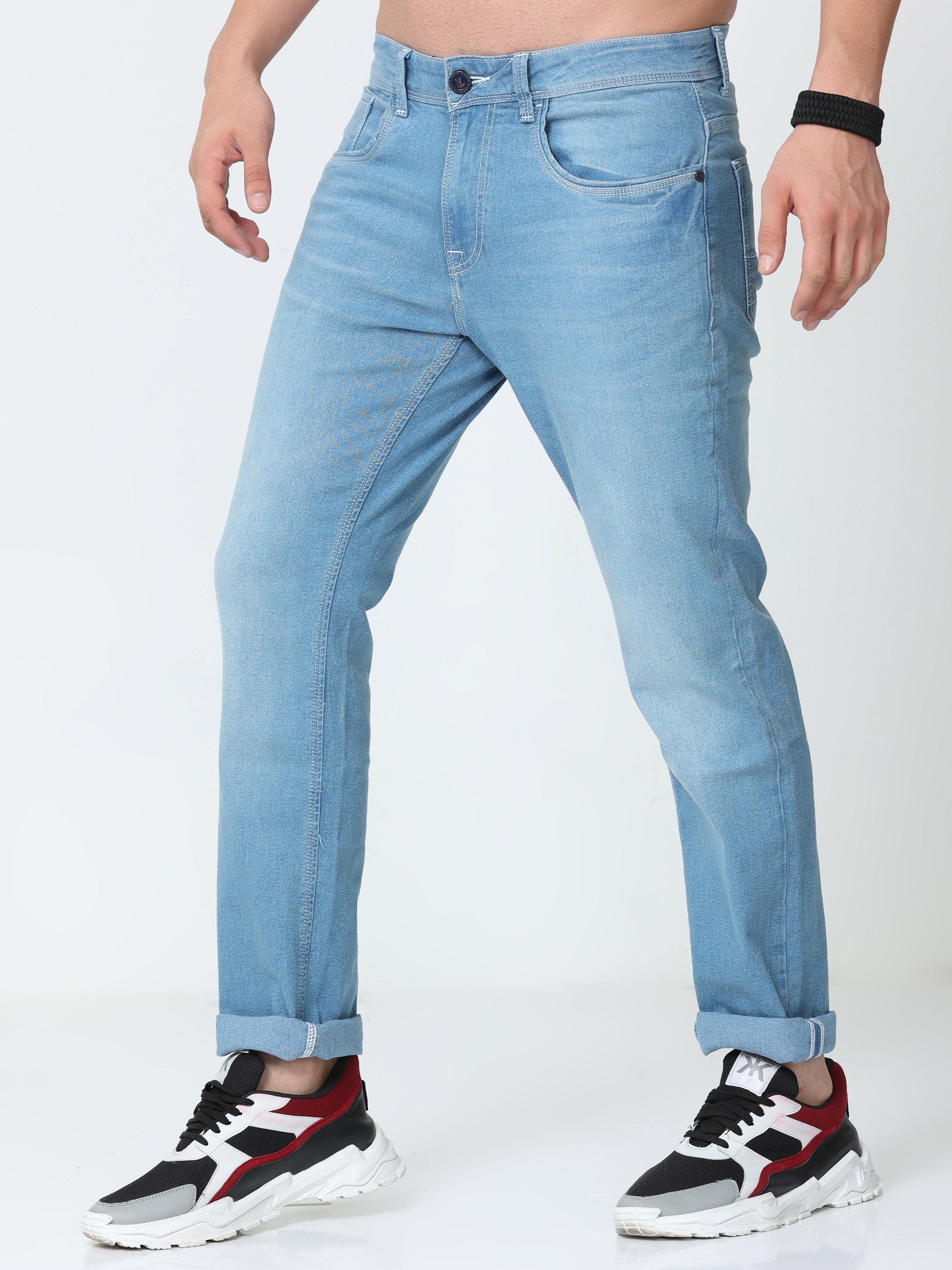 Rock Blue Men Slim Fit Jeans