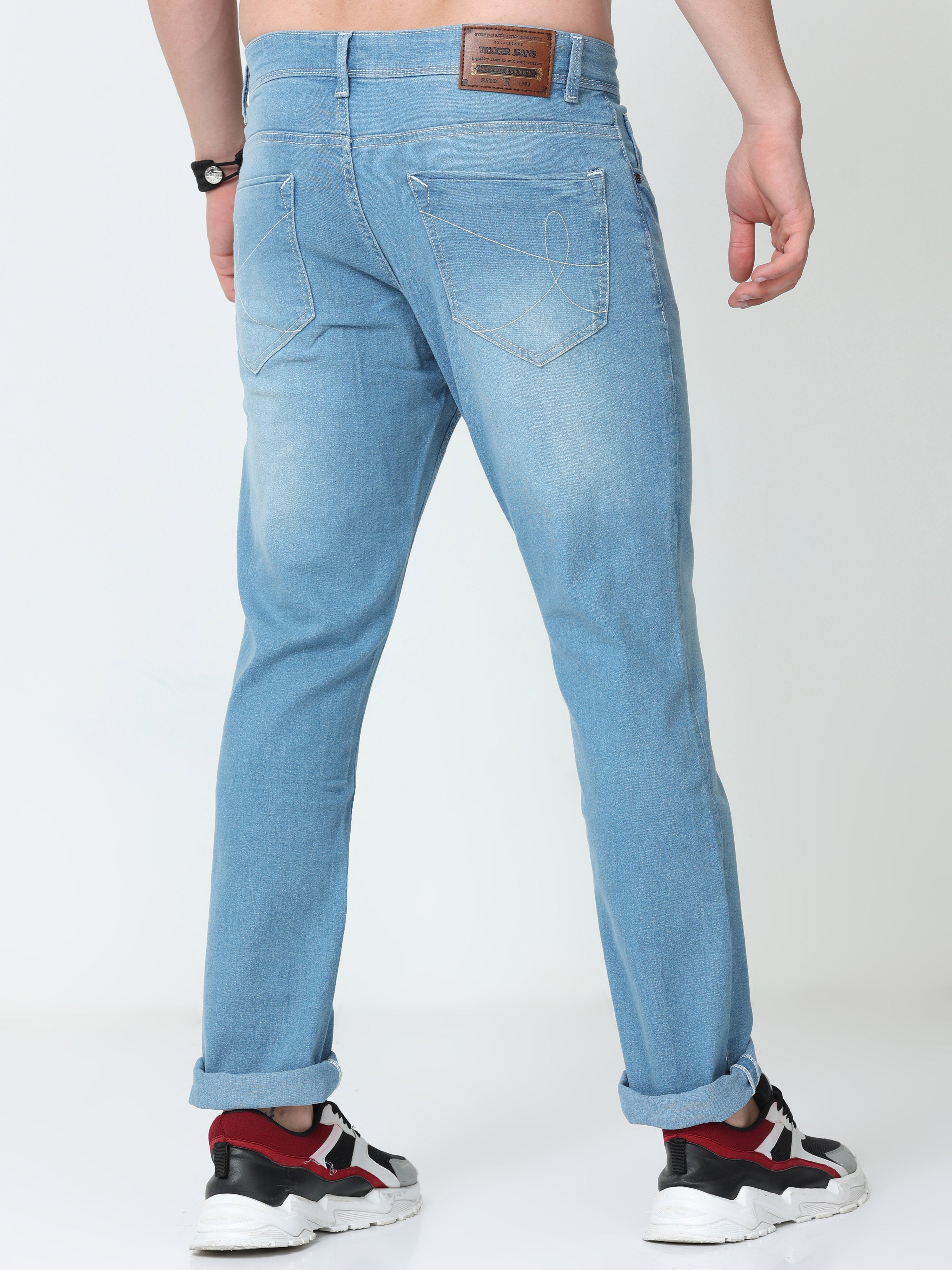 Rock Blue Men Slim Fit Jeans