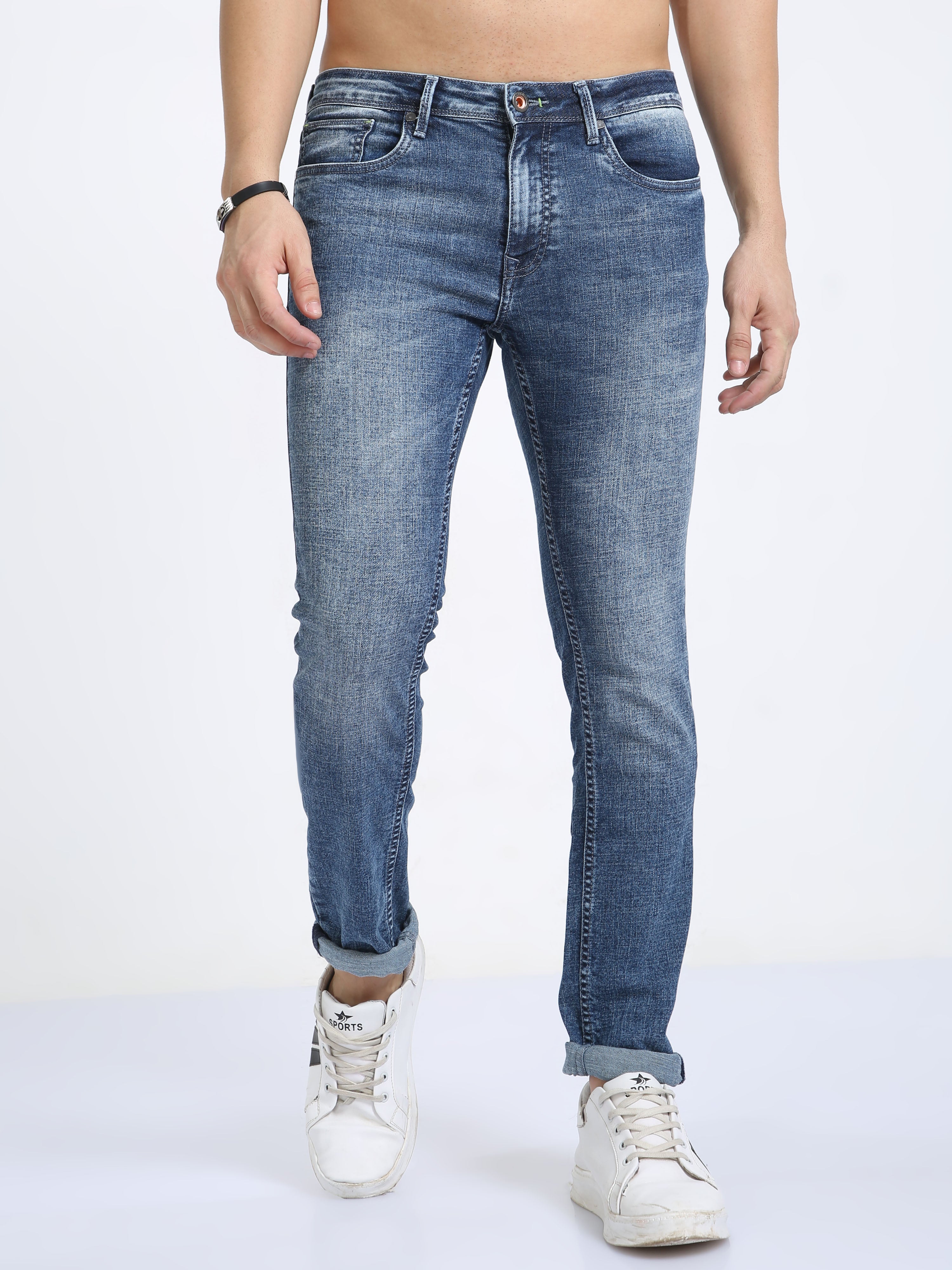 Vesture Gloomy Men's Slim-Fit Jeans