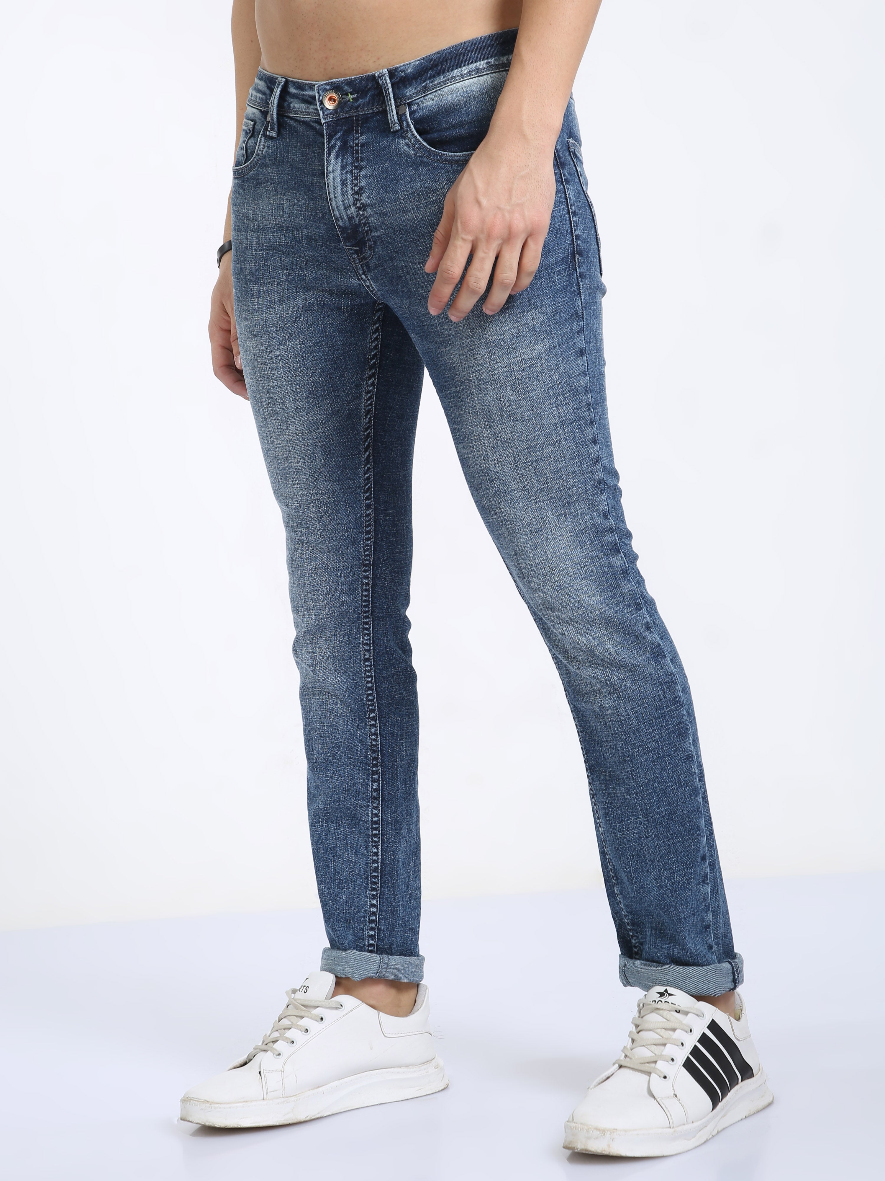 Vesture Gloomy Men's Slim-Fit Jeans