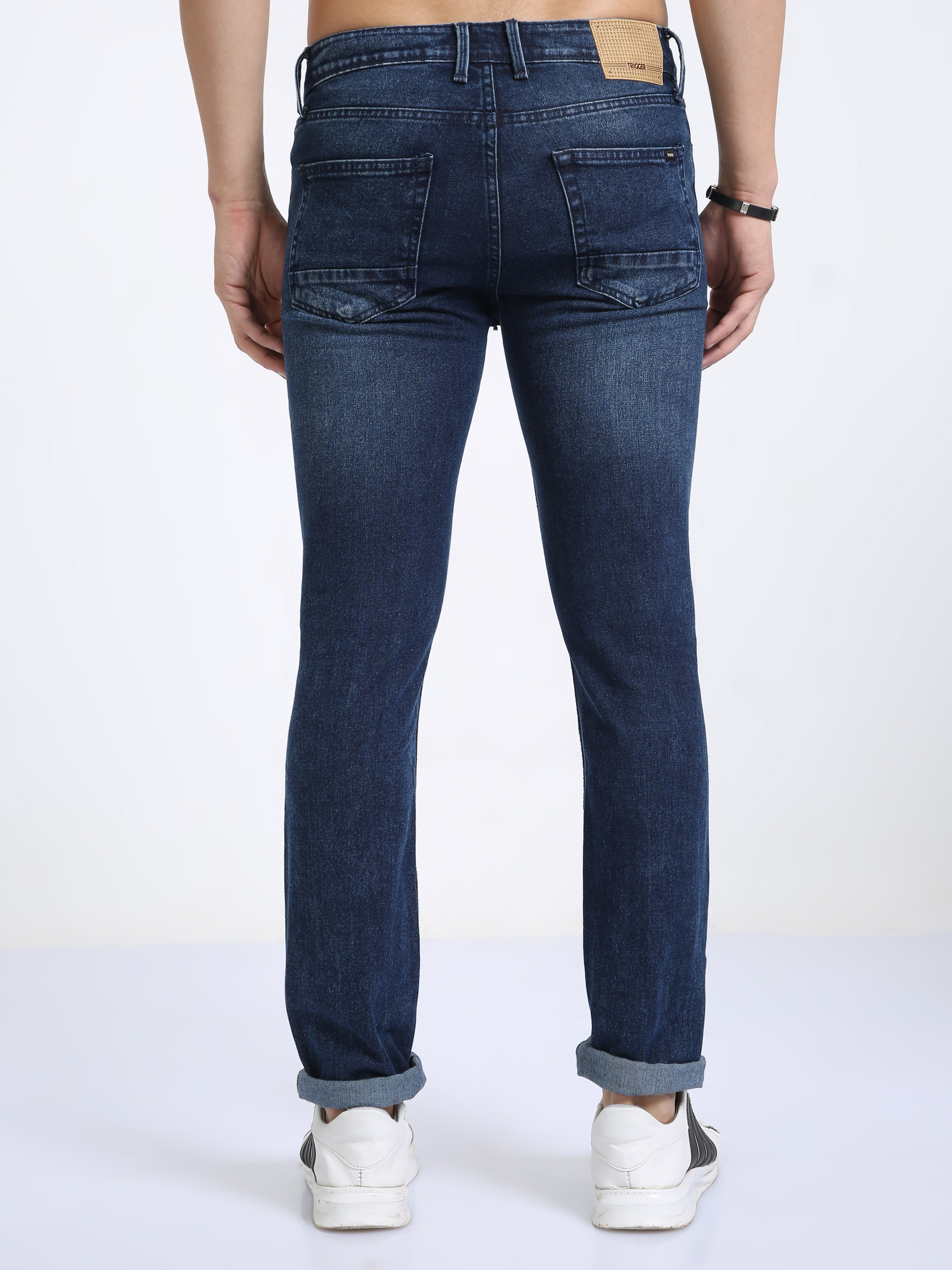 Aegean Blue Men Slim-Fit Jeans
