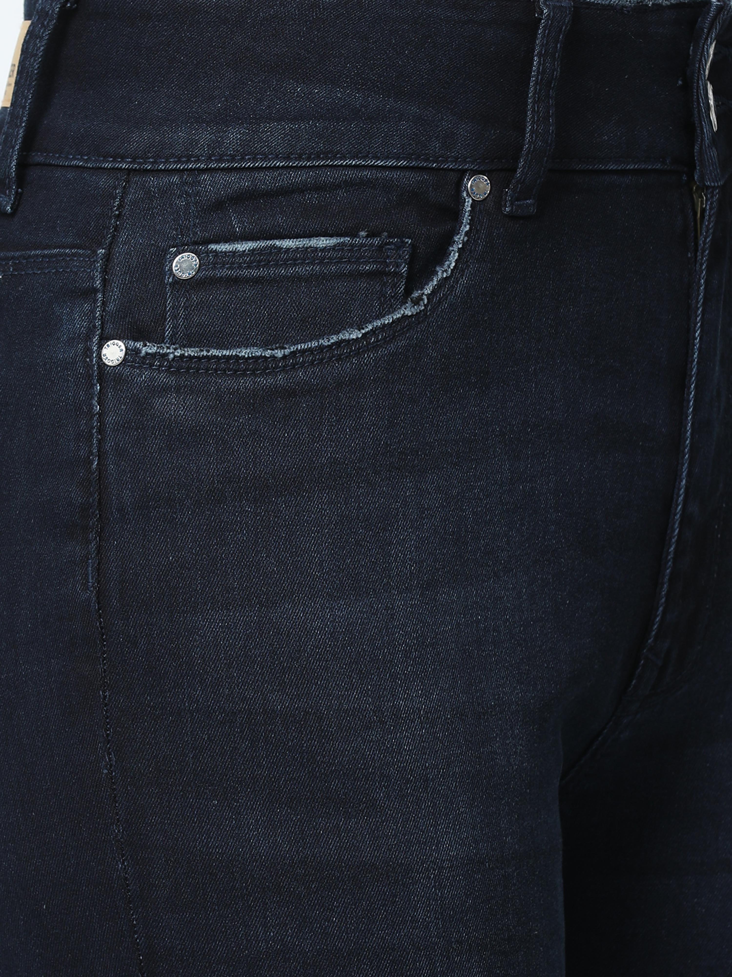 Oxford Blue  Heavy Enzyme  womens slim fit jeans