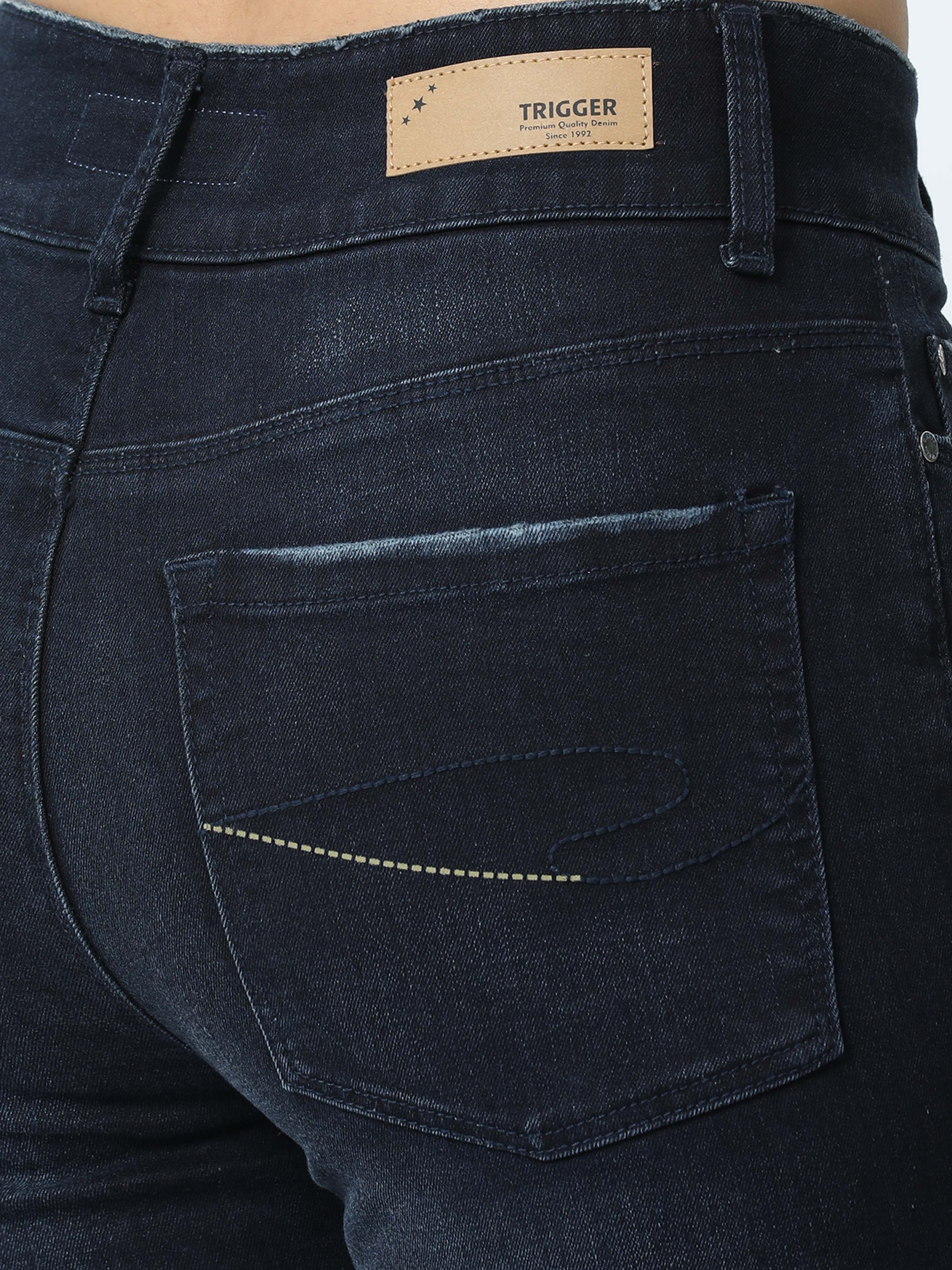 Oxford Blue  Heavy Enzyme  womens slim fit jeans