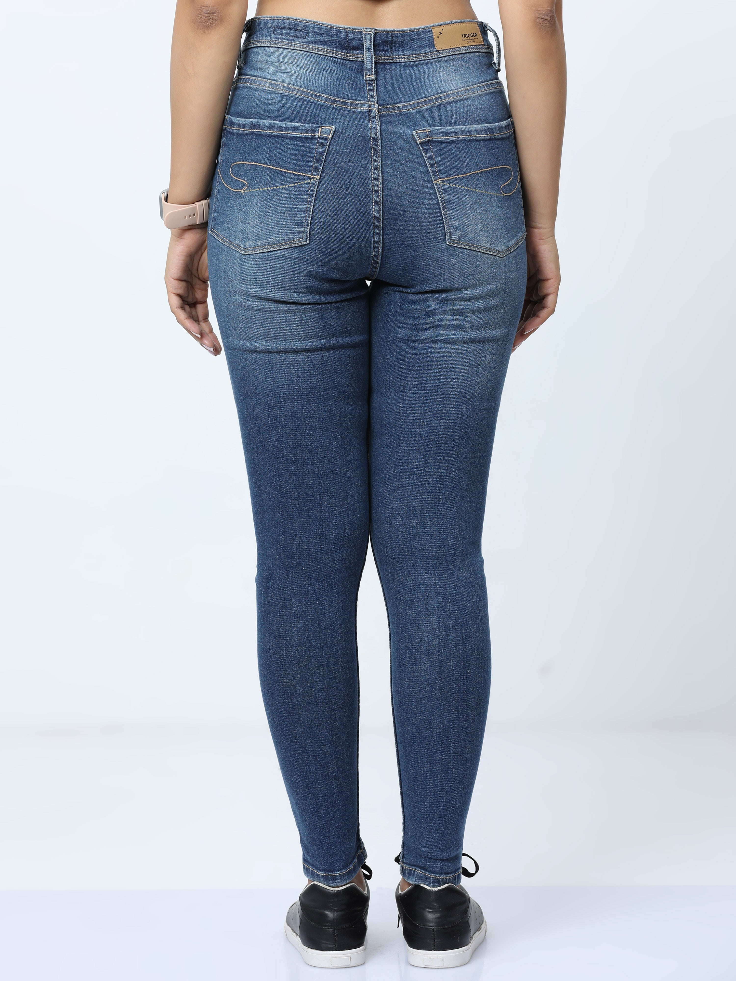 Aegean Heavy Enzyme wash  womens slim fit jeans