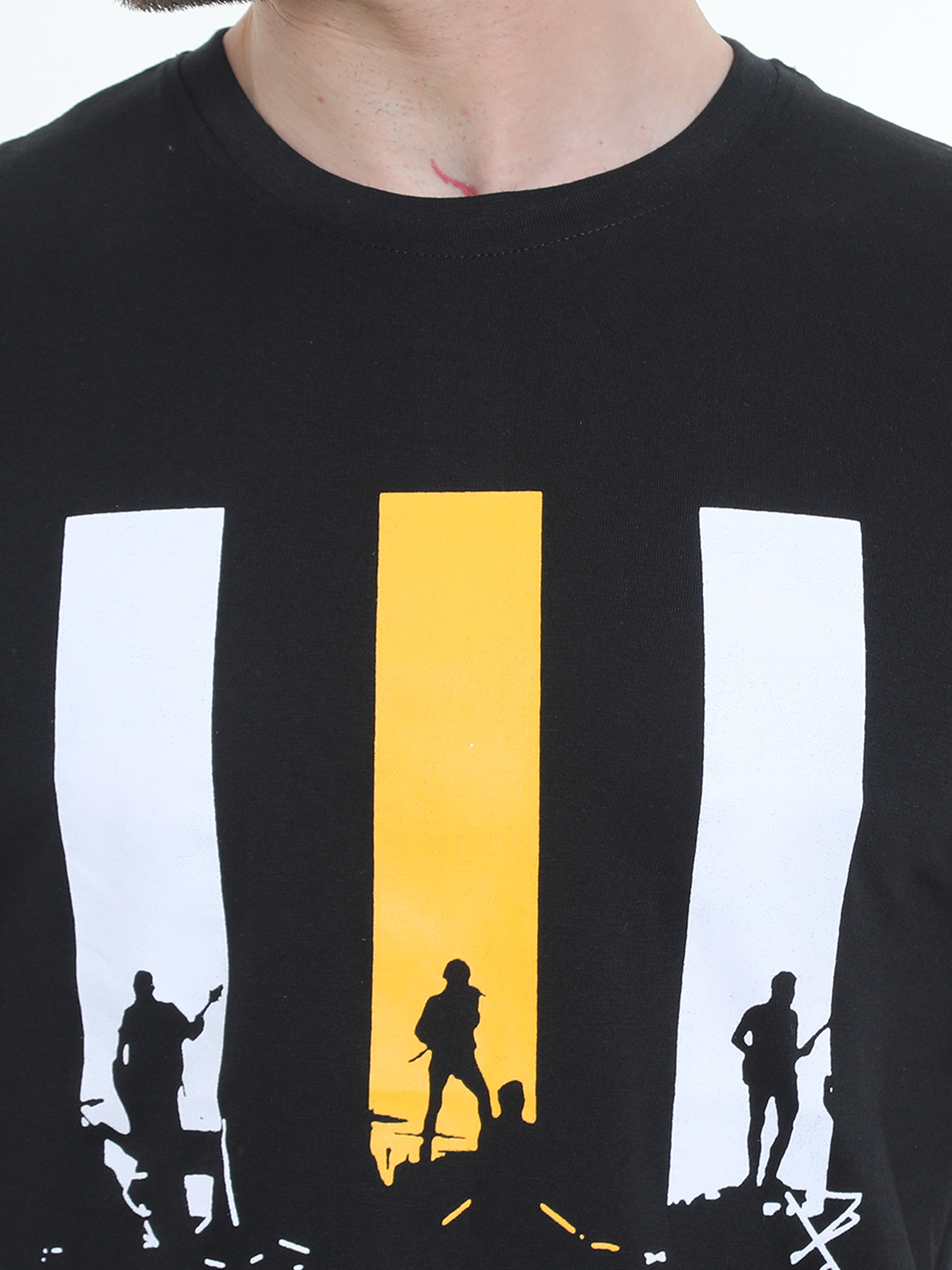 Typo Graphic Round neck Printed T-shirt