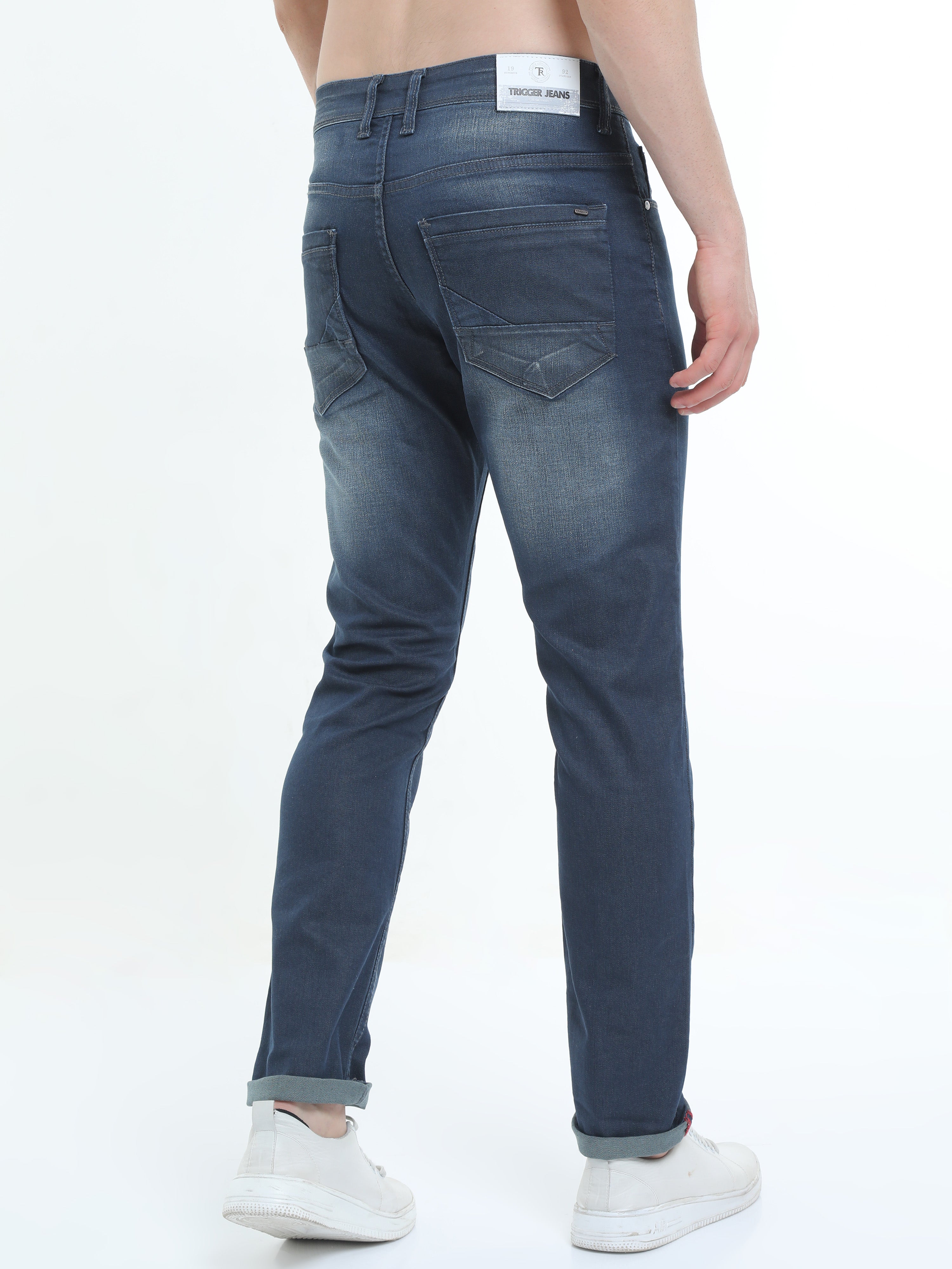 Men Slim Fit Jeans Blue