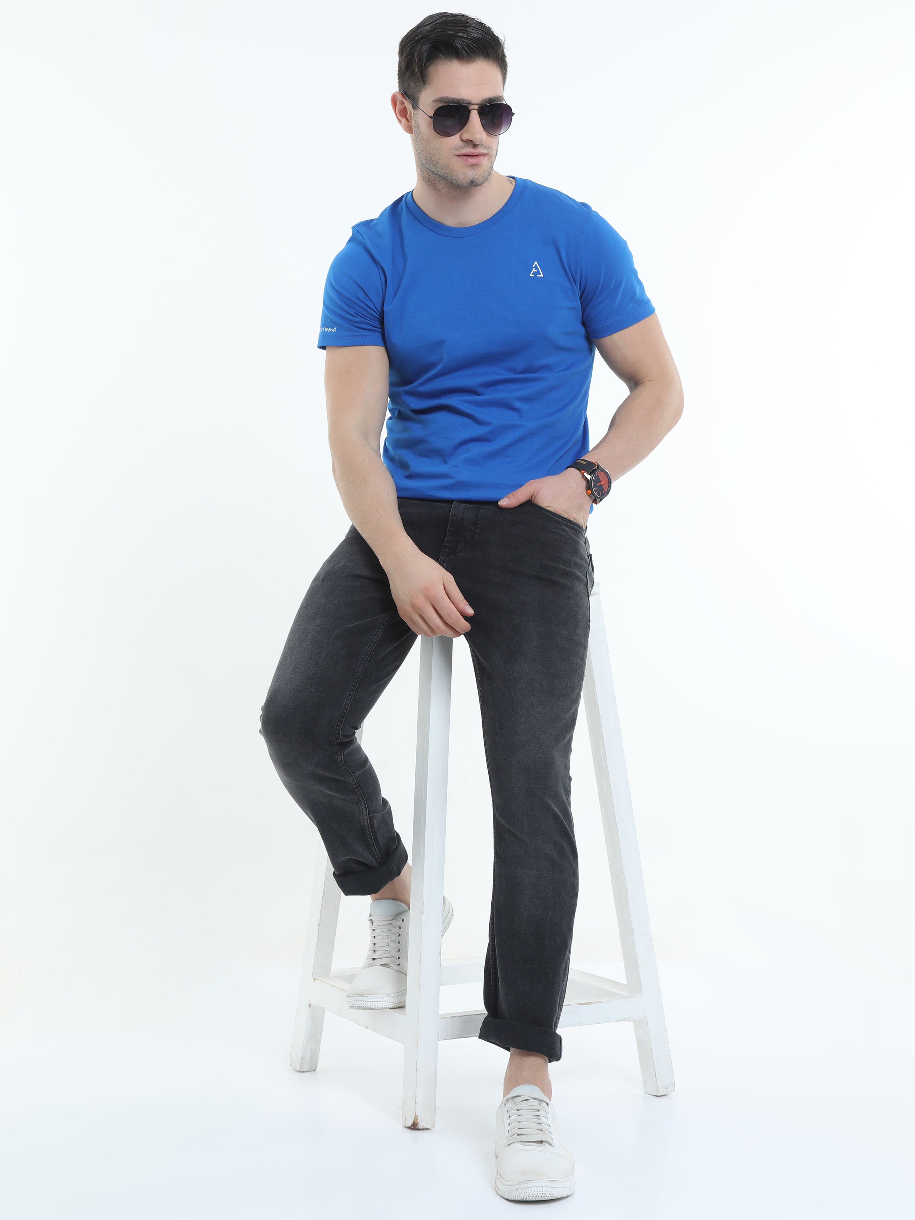 Essential Flex Black Slim Fit Jeans
