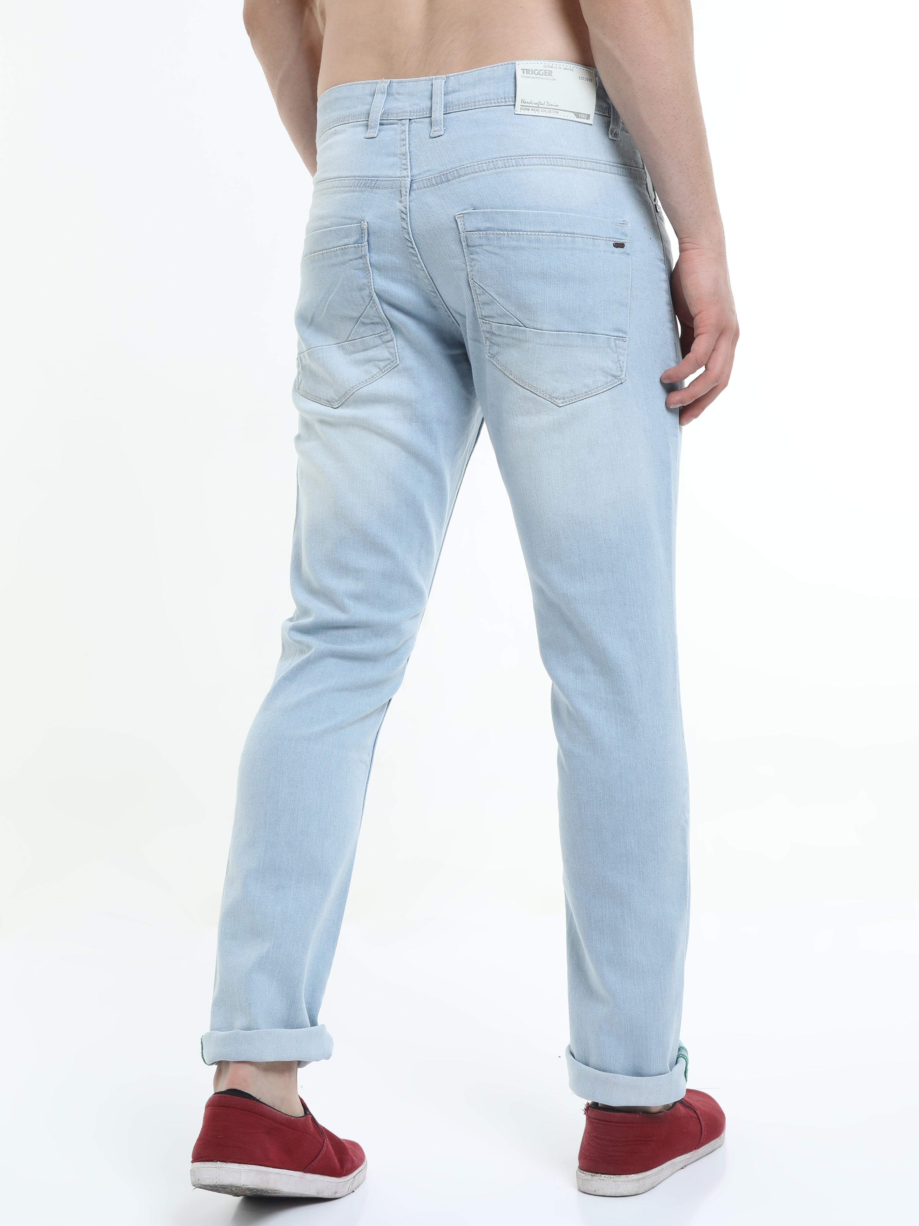 Elegance Slim Men's Slim Fit Blue Jeans