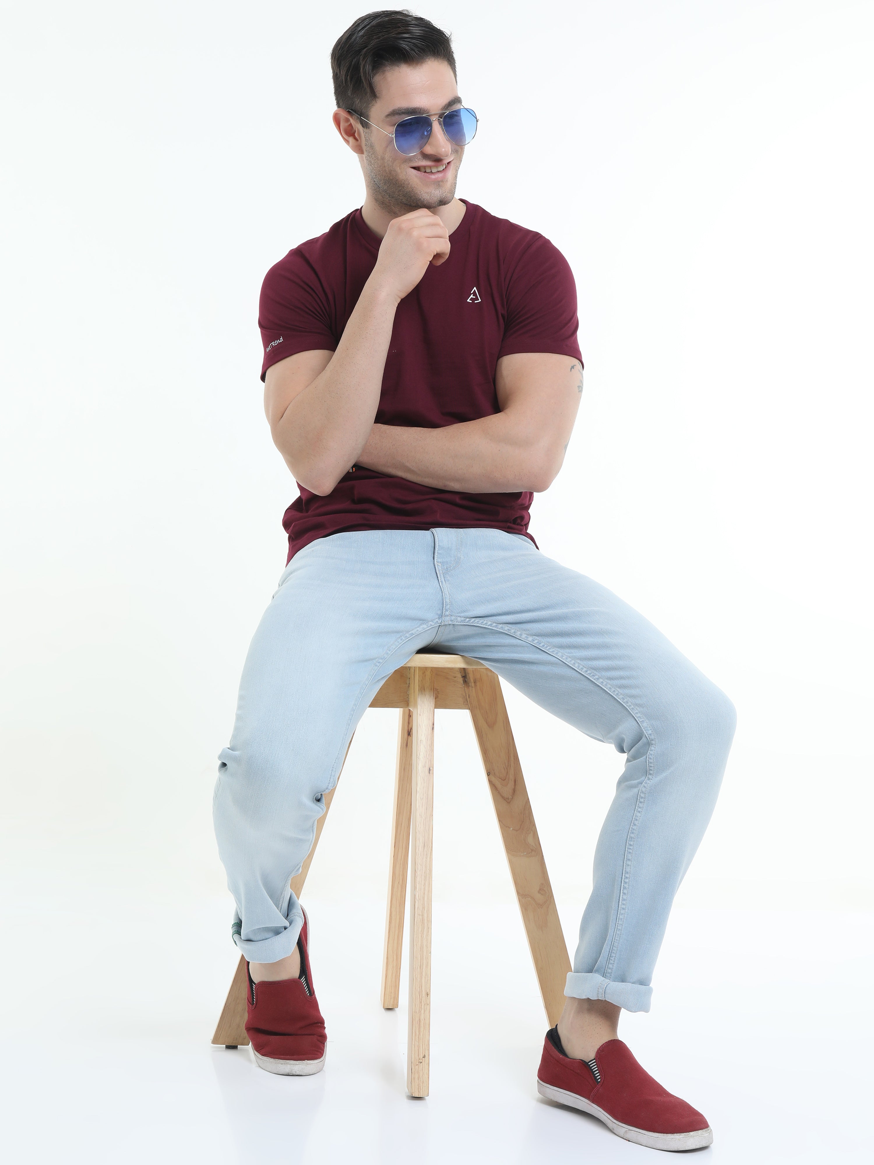 Elegance Slim Men's Slim Fit Blue Jeans