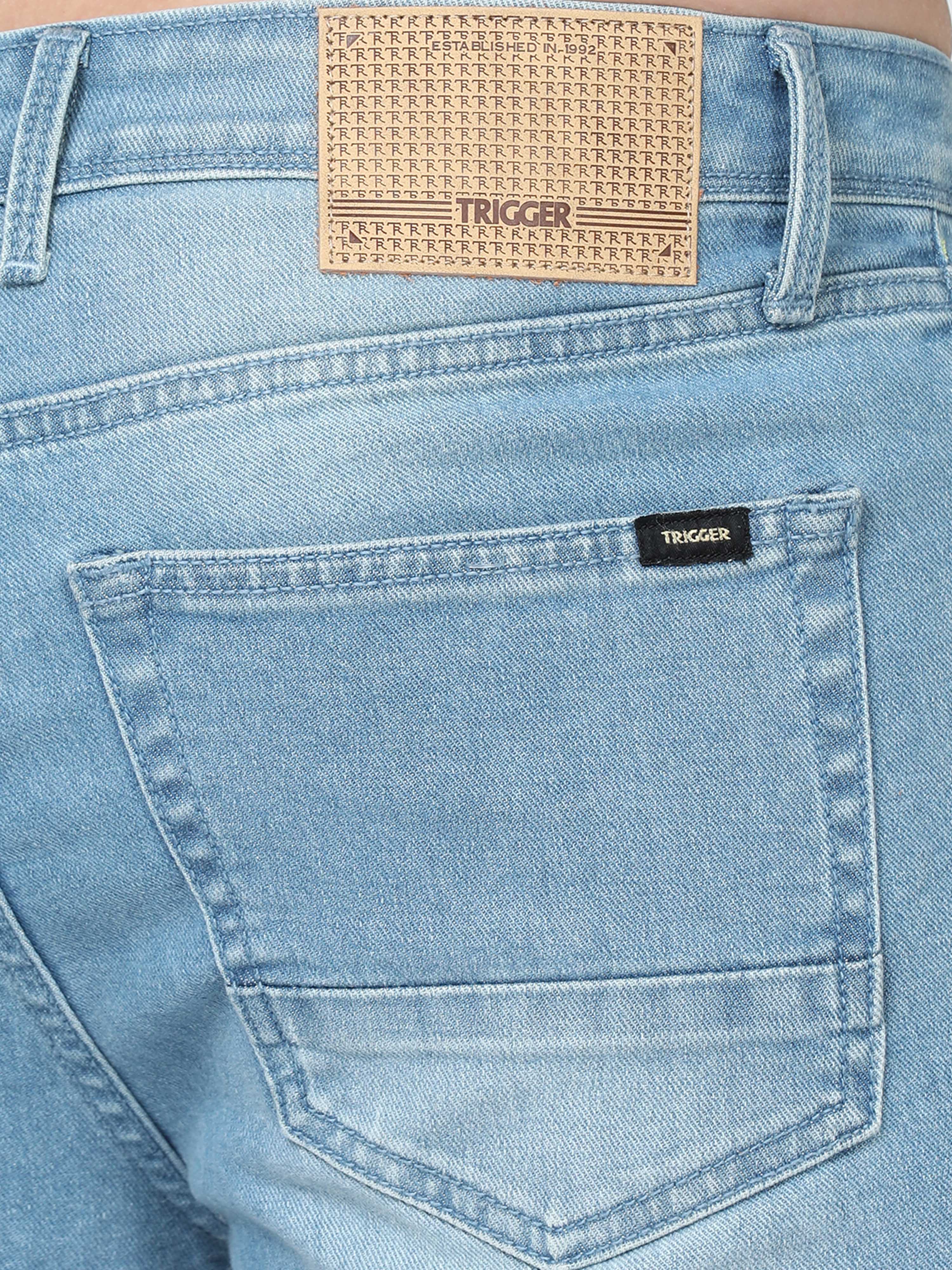 Blizzard Blue Men Slim-Fit Jeans