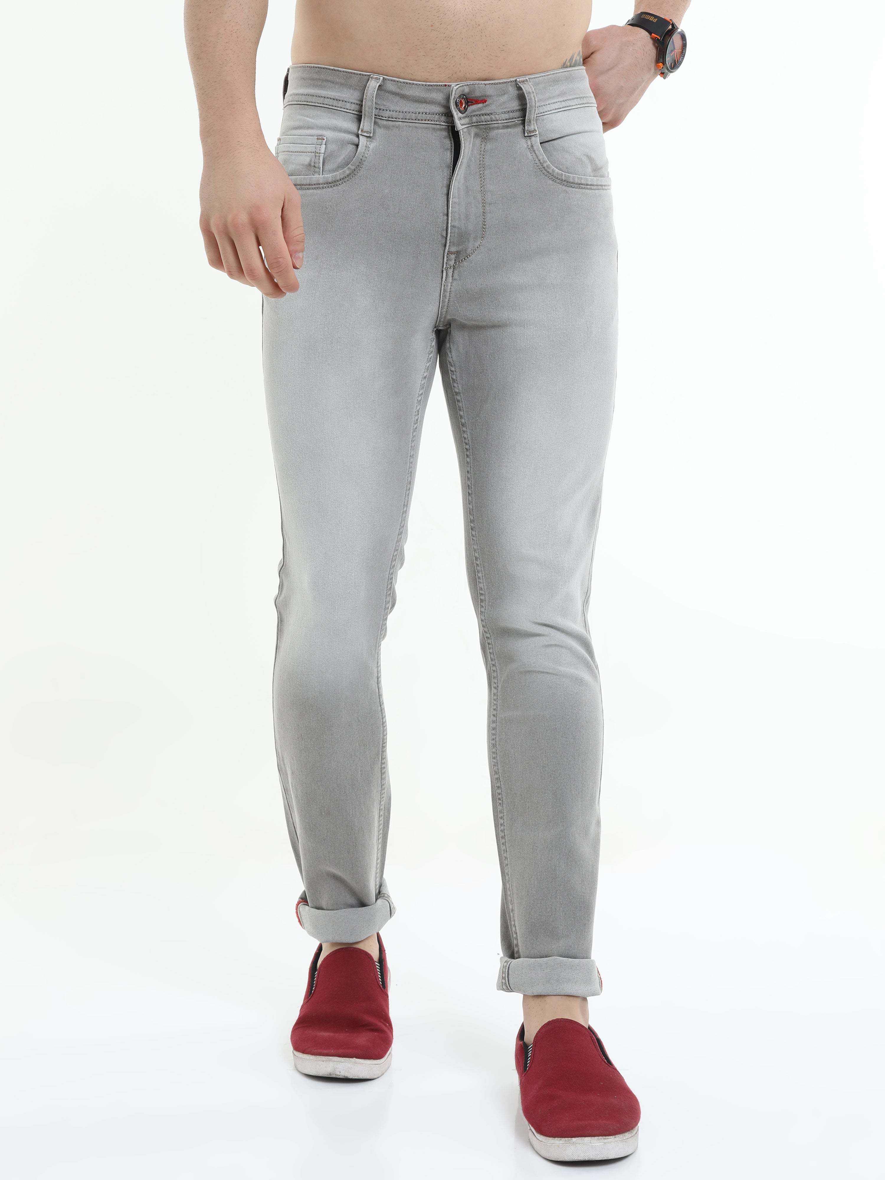 Flexi Slim Grey Jeans