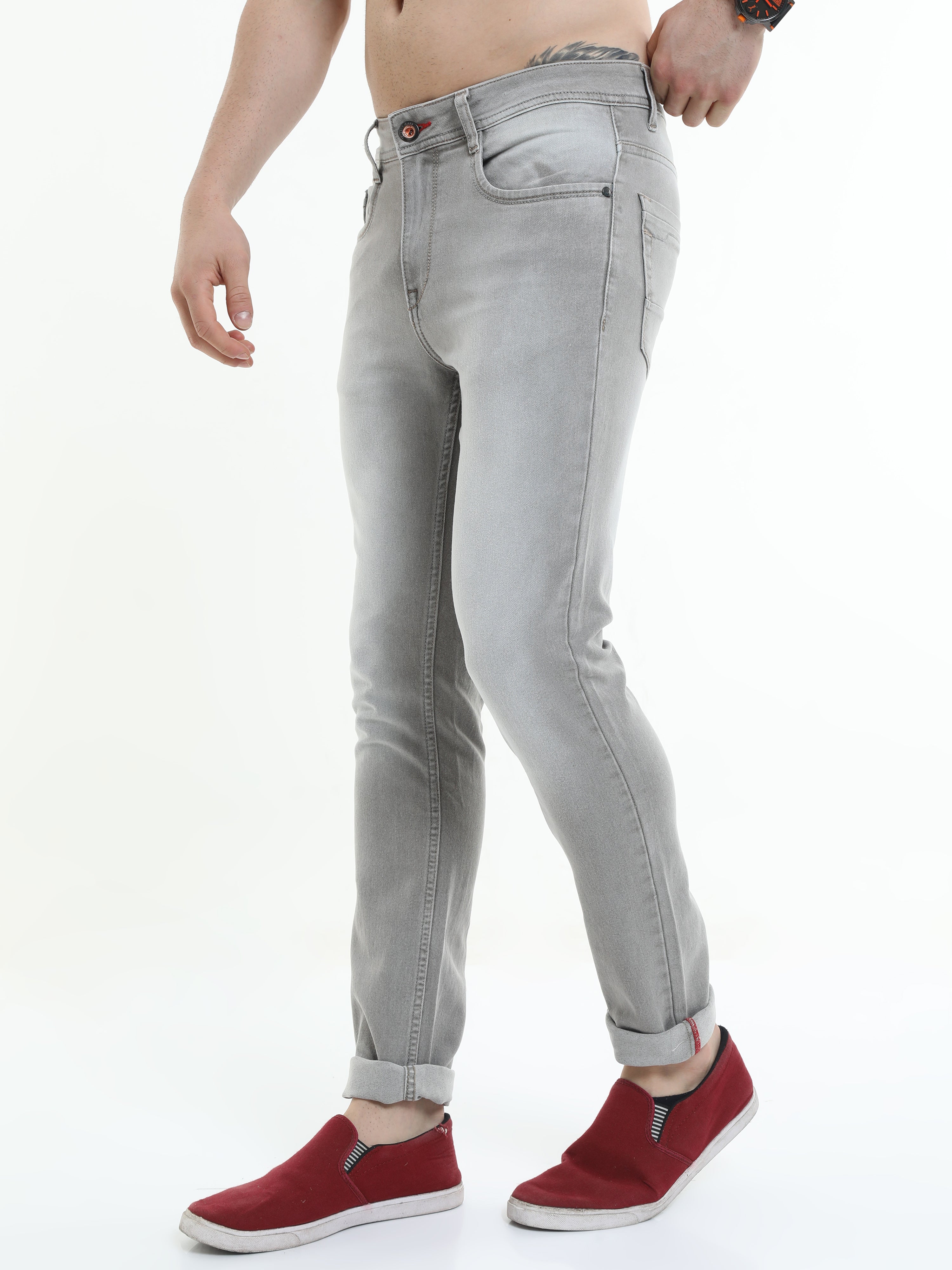 Flexi Slim Grey Jeans