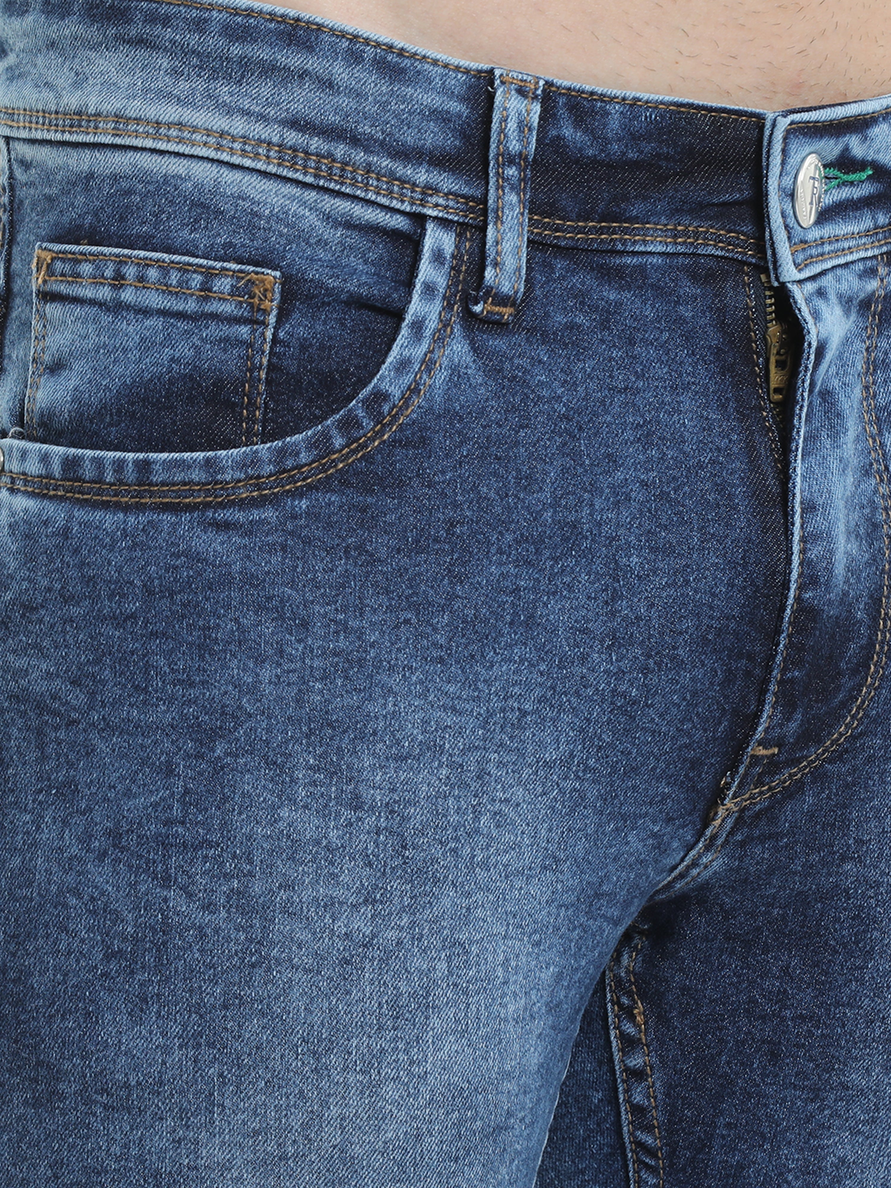 Men Skinny Fit Jeans Blue