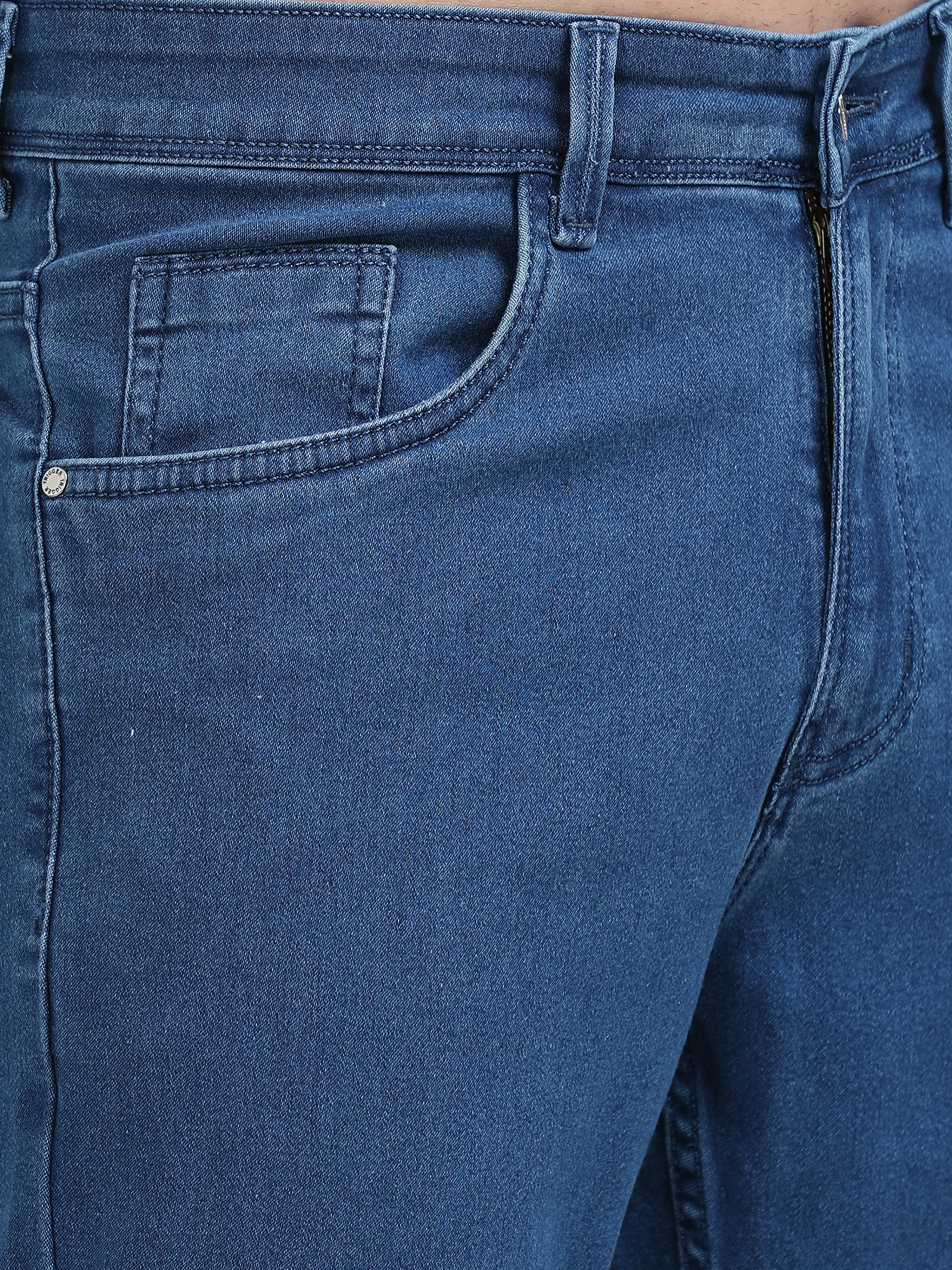 Celestial Blue Men's Slim Regular-Fit Jeans