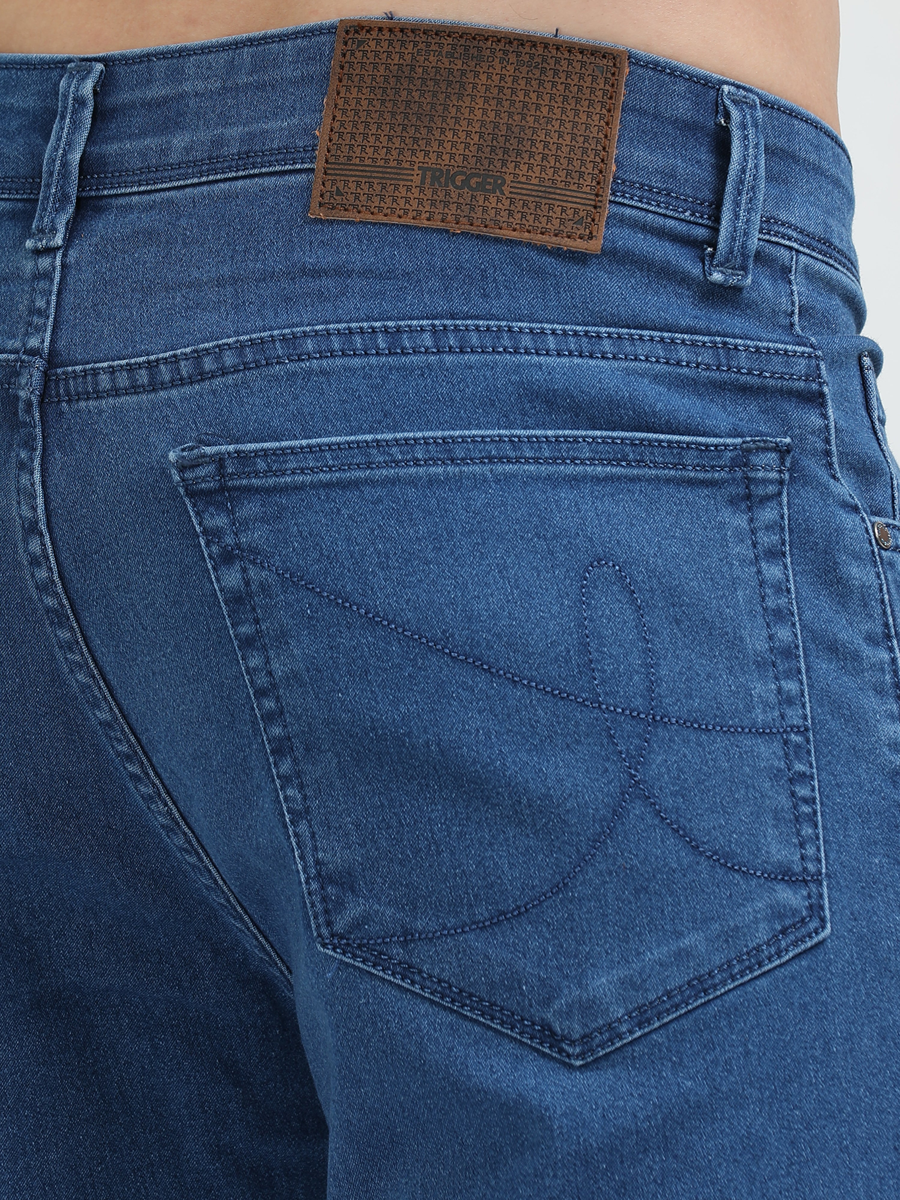 Celestial Blue Men's Slim Regular-Fit Jeans