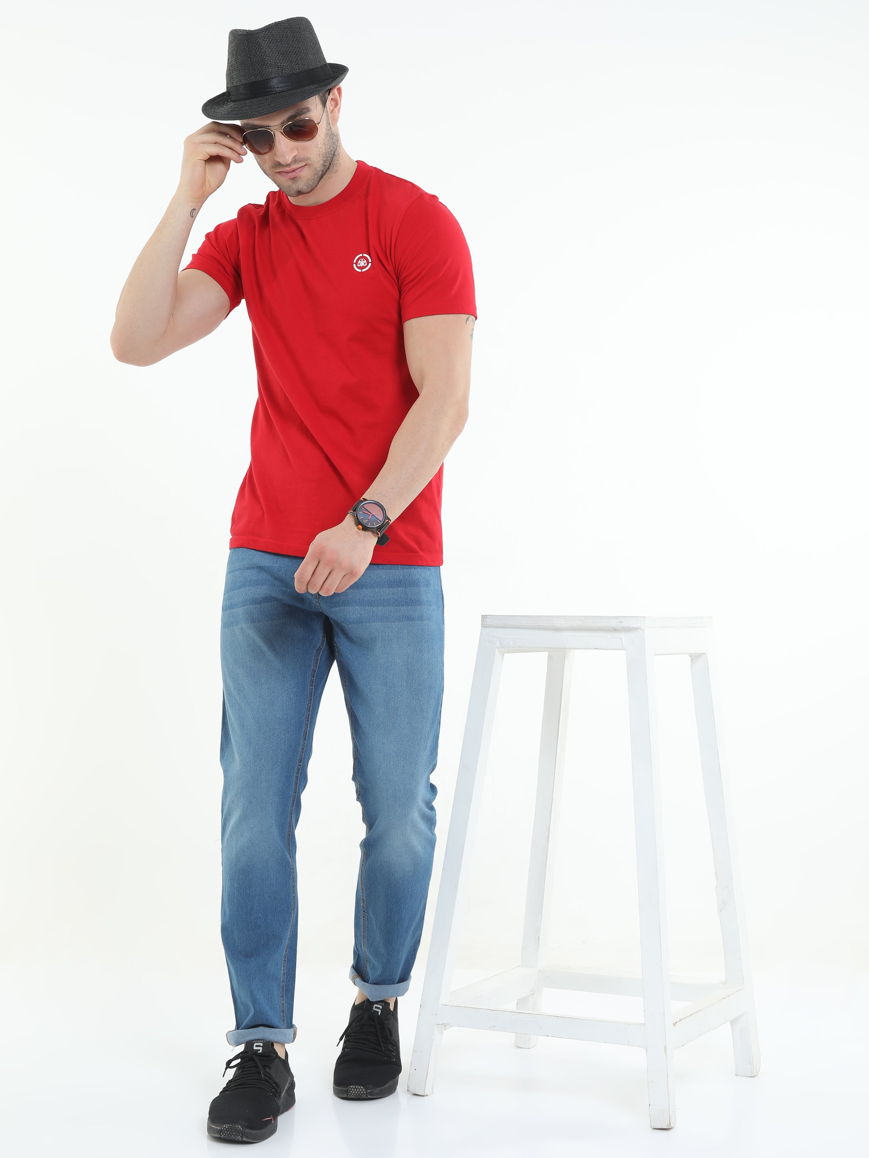 Trigger Lapis Denim Blue  Men's Regular Slim-Fit Jeans