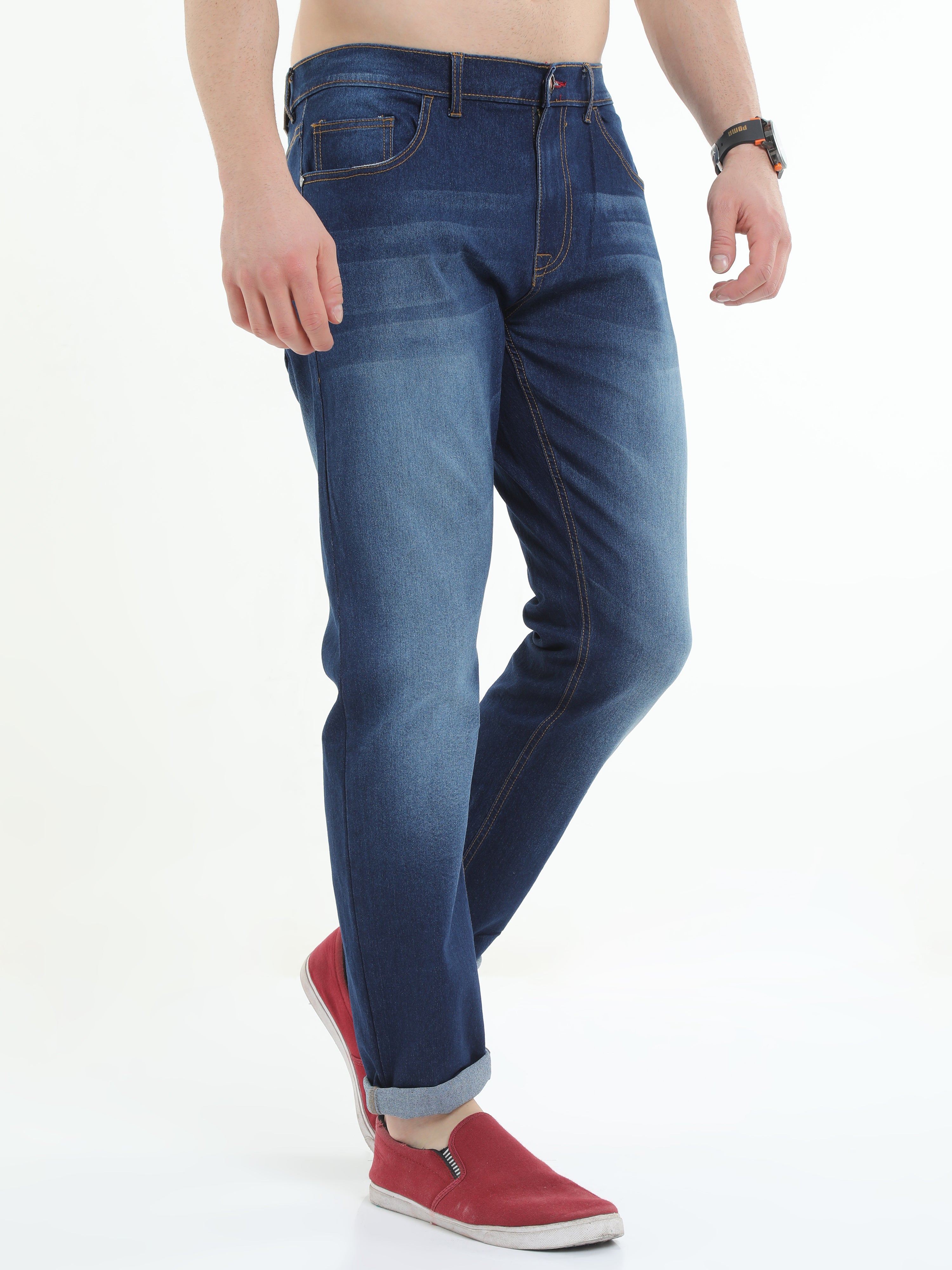 Slim Jeans  Dark denim blue  Men  HM IN