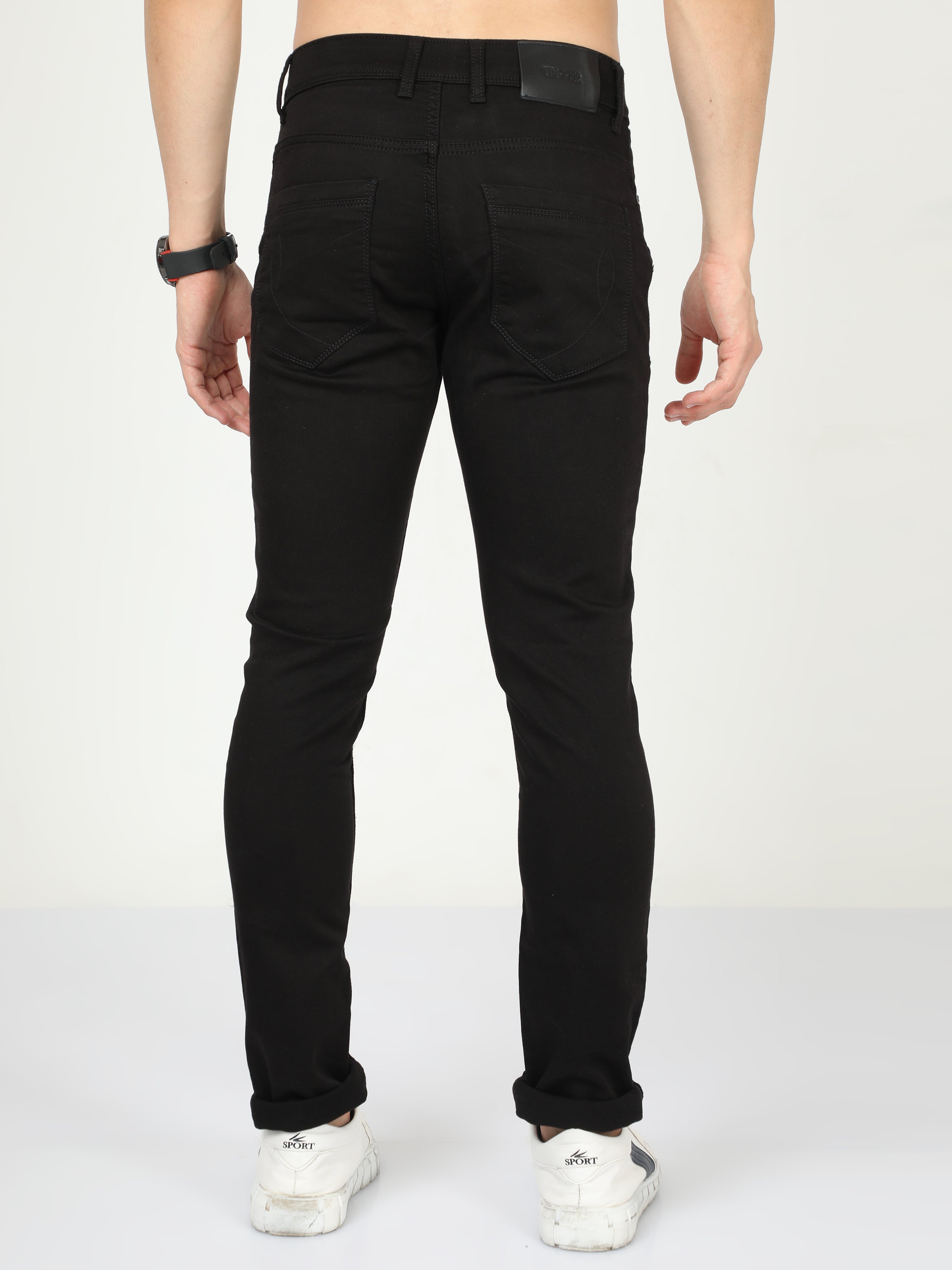 Black Olive Men Slim Fit Jeans