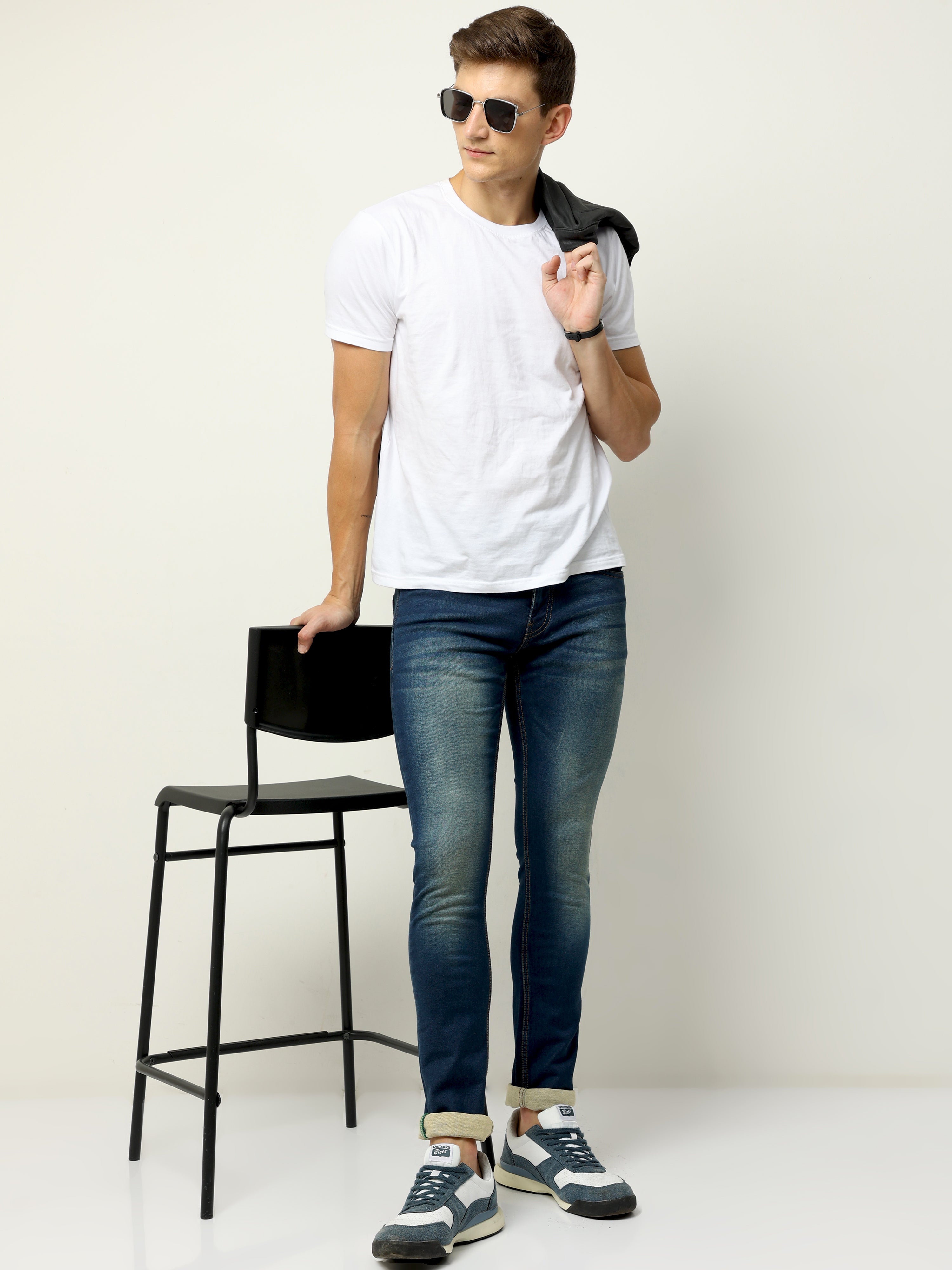 Men Skinny Fit Blue Jean