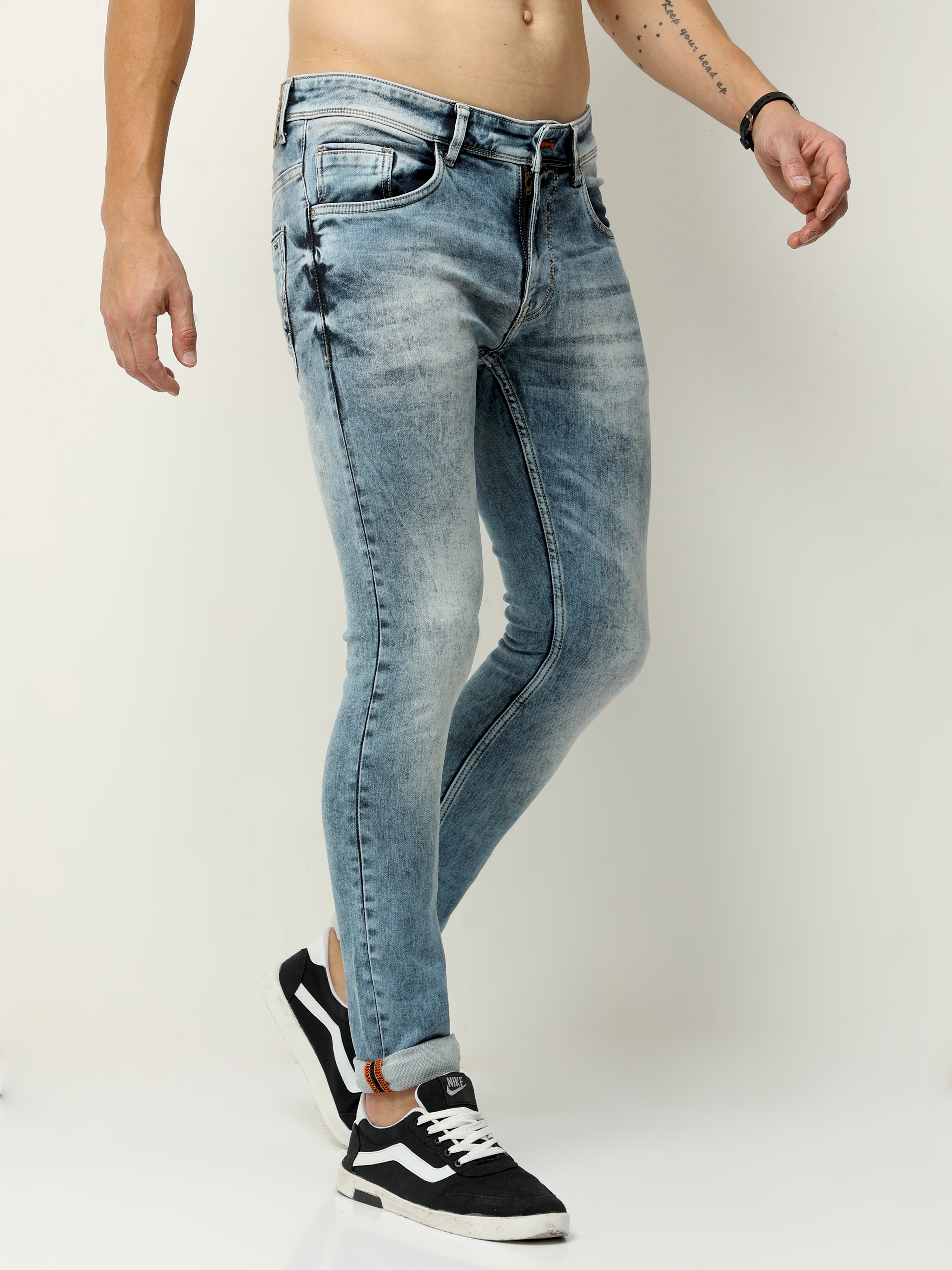 Men Skinny Fit Jeans - Blue