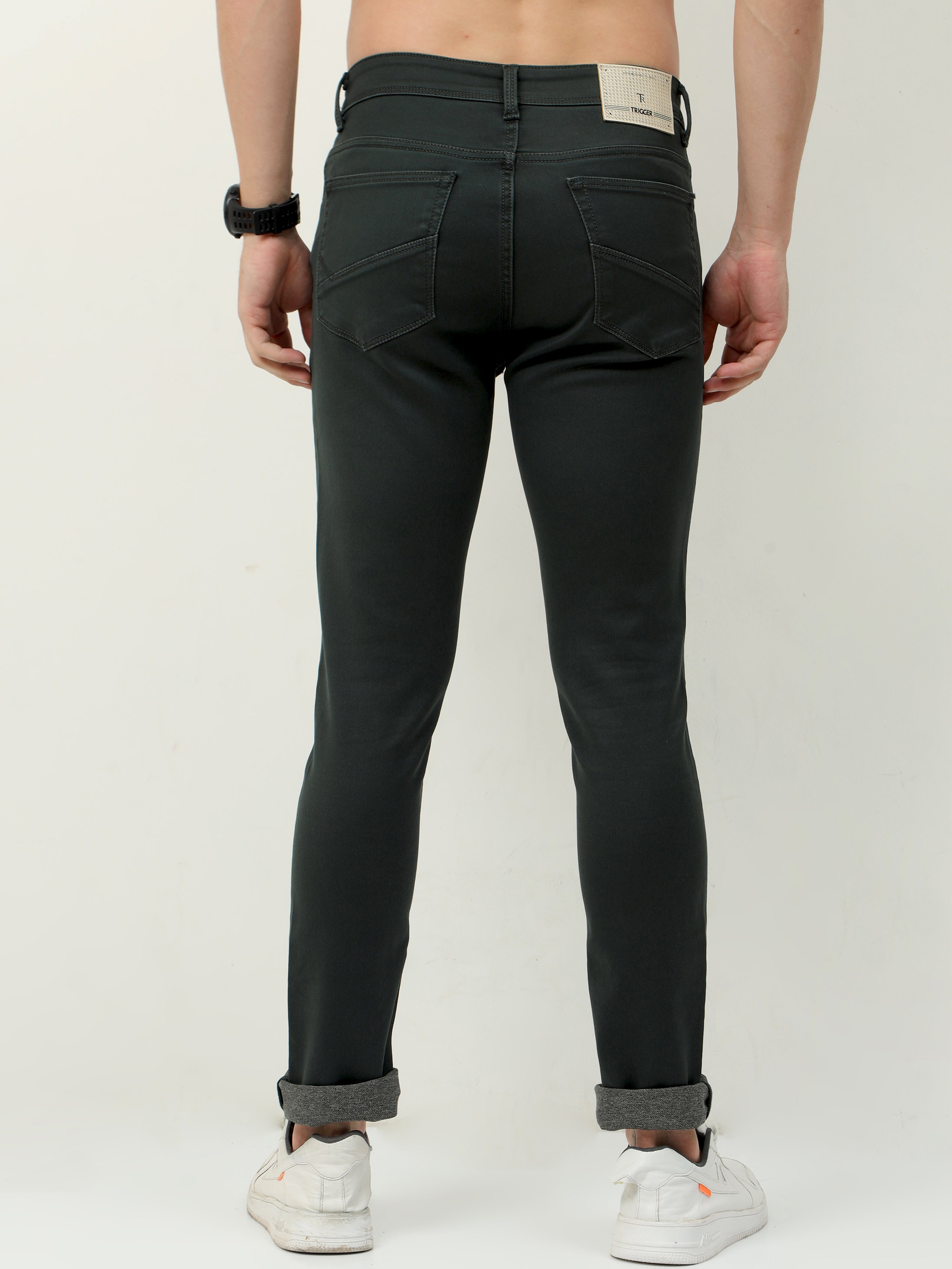 Seaweed Military Men Slim-Fit Jeans