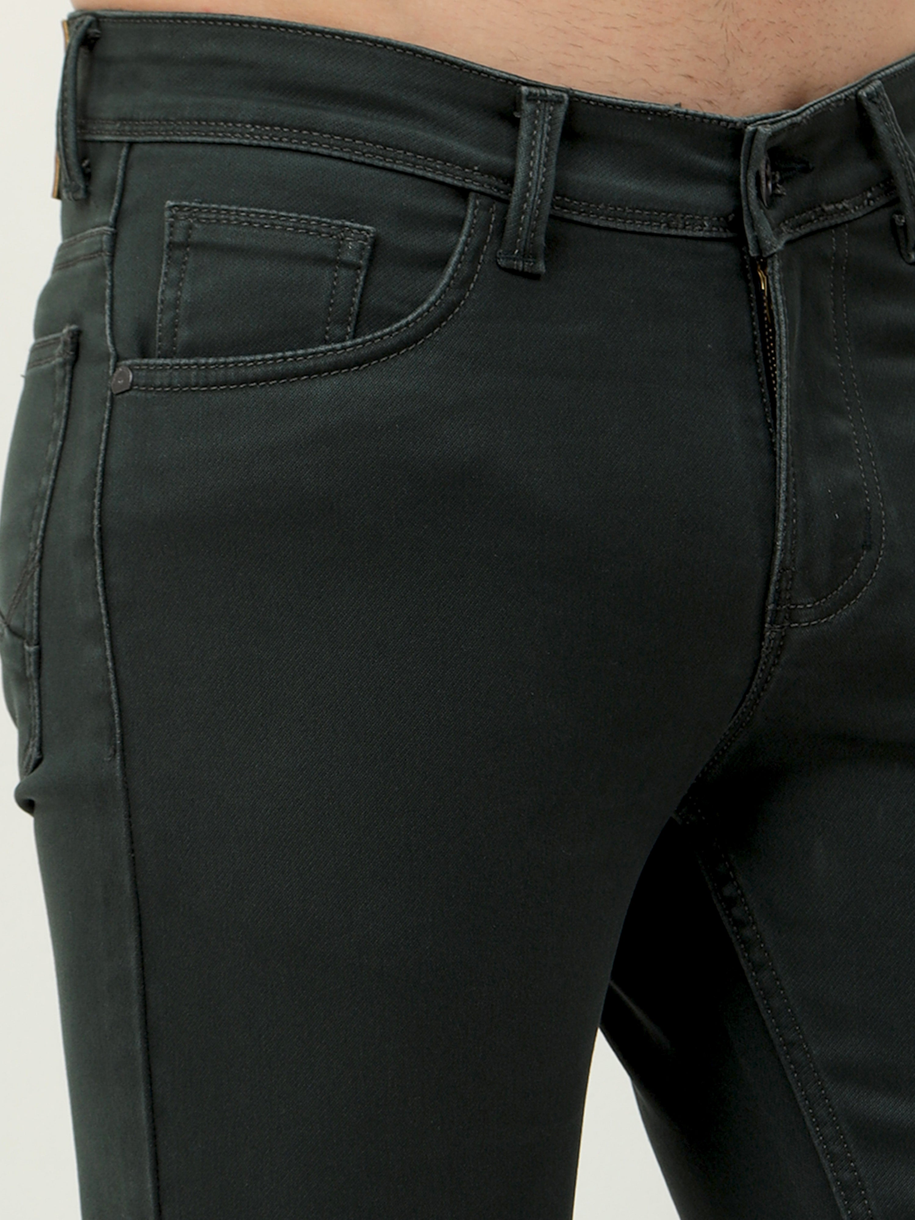 Seaweed Military Men Slim-Fit Jeans