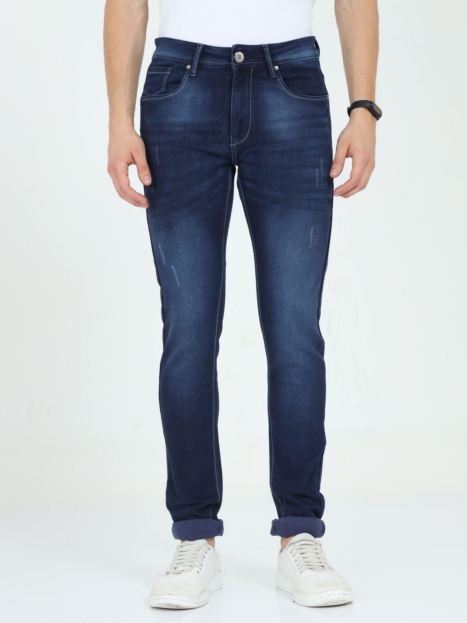 Men's Skinny Fit Jeans - Blue - Triggerjeans