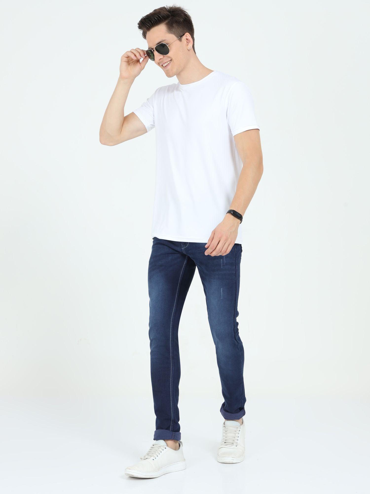 Men's Skinny Fit Jeans - Blue - Triggerjeans