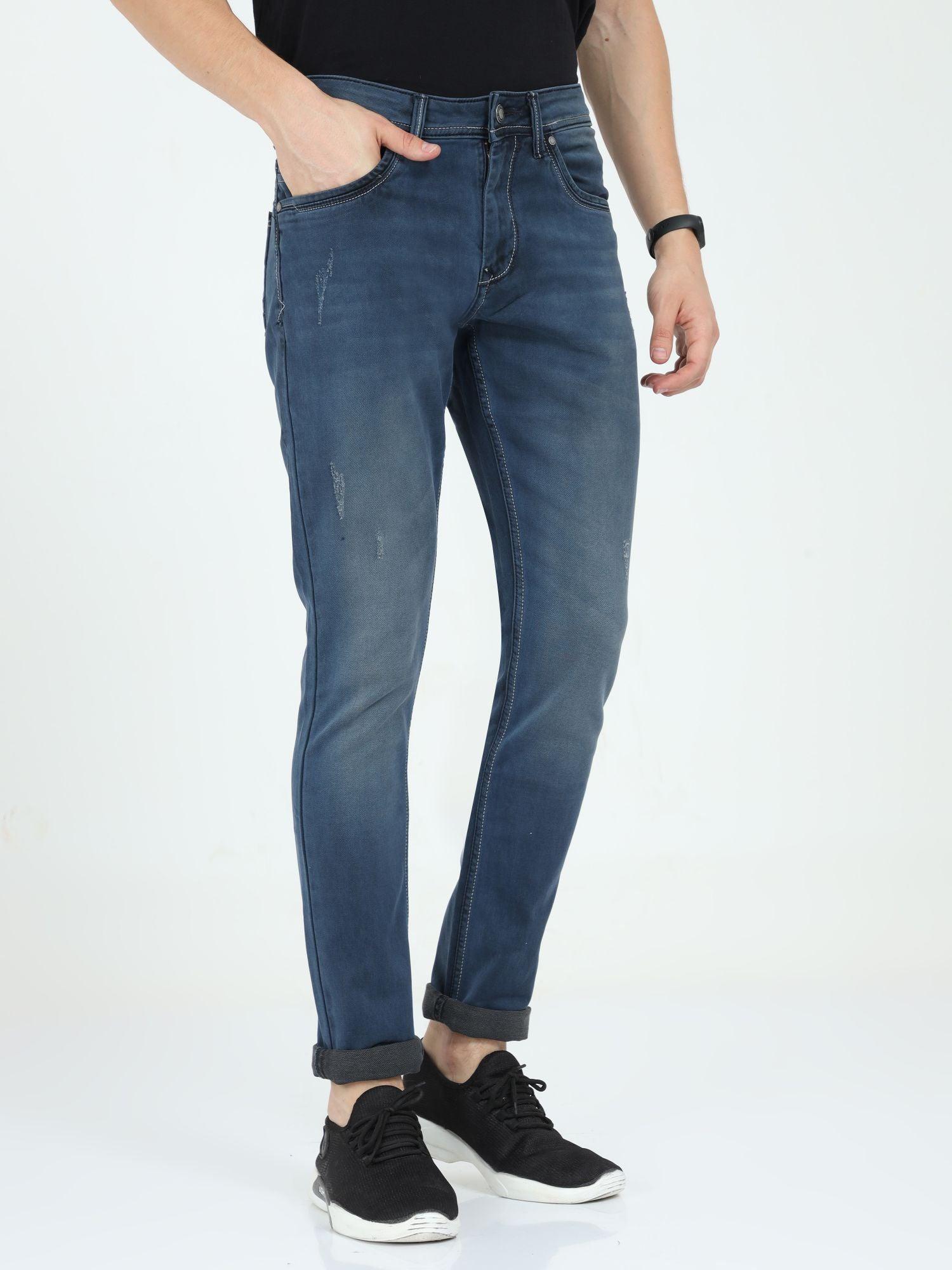 Men's Skinny Fit Jeans - Blue - Triggerjeans