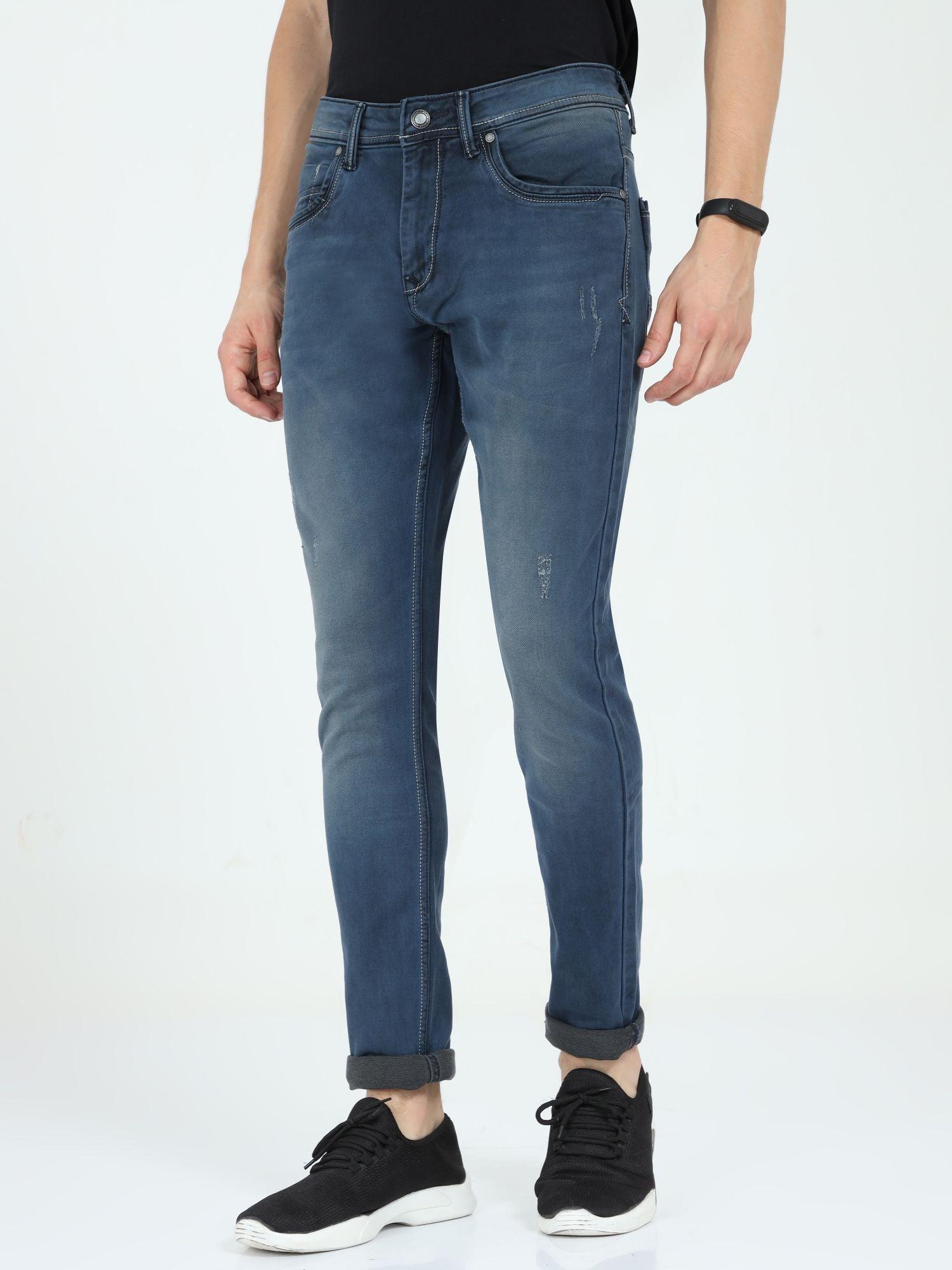 Men's Skinny Fit Jeans - Blue - Triggerjeans