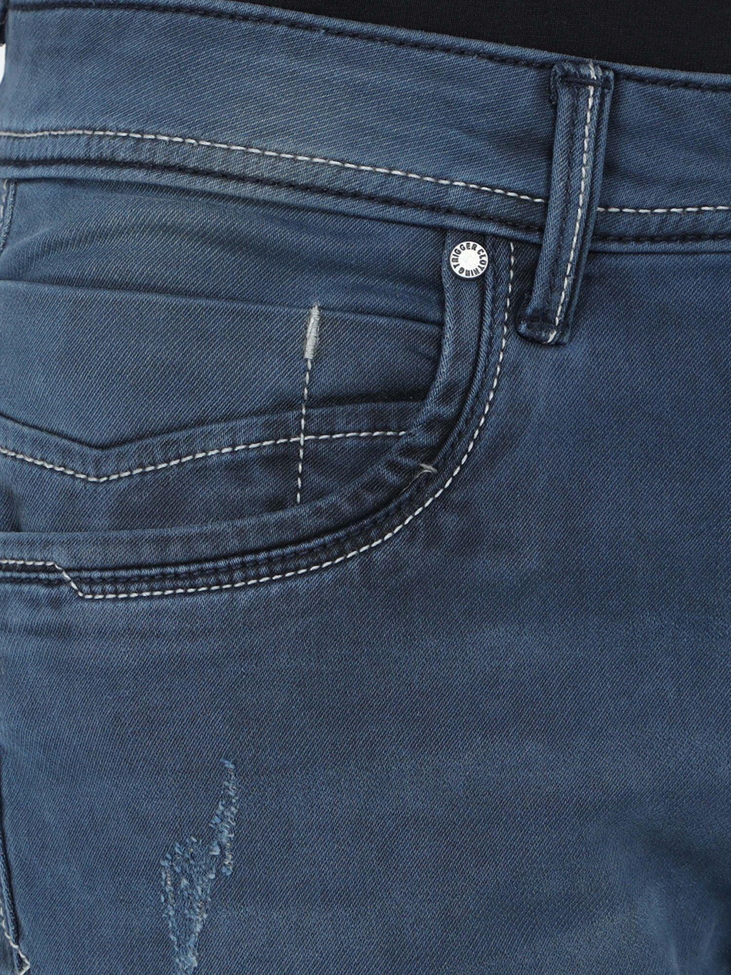 Men's Skinny Fit Jeans - Blue - Triggerjeans