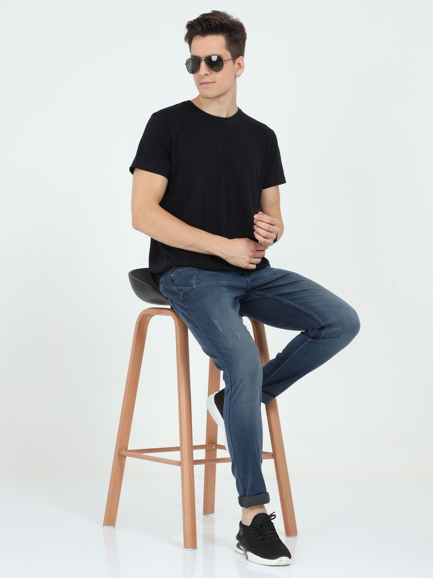 Men's Skinny Fit Jeans - Blue - Triggerjeans