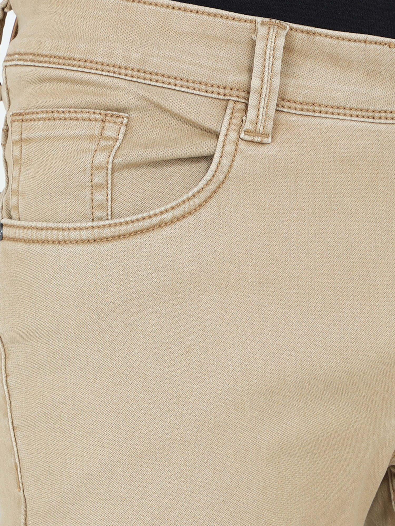 Men's Slim Fit Jeans - Light Khaki