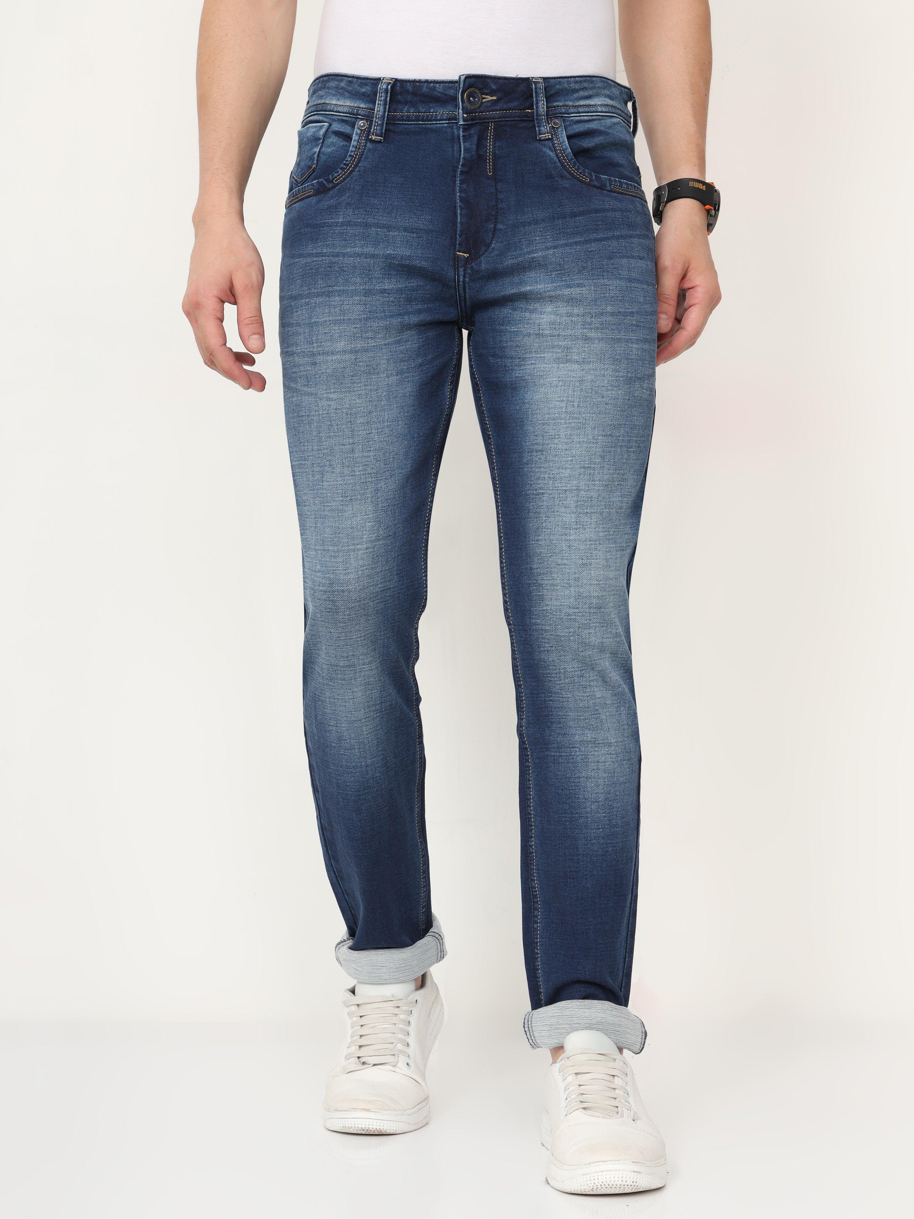 Men's Slim Fit Jeans _ Blue - Triggerjeans