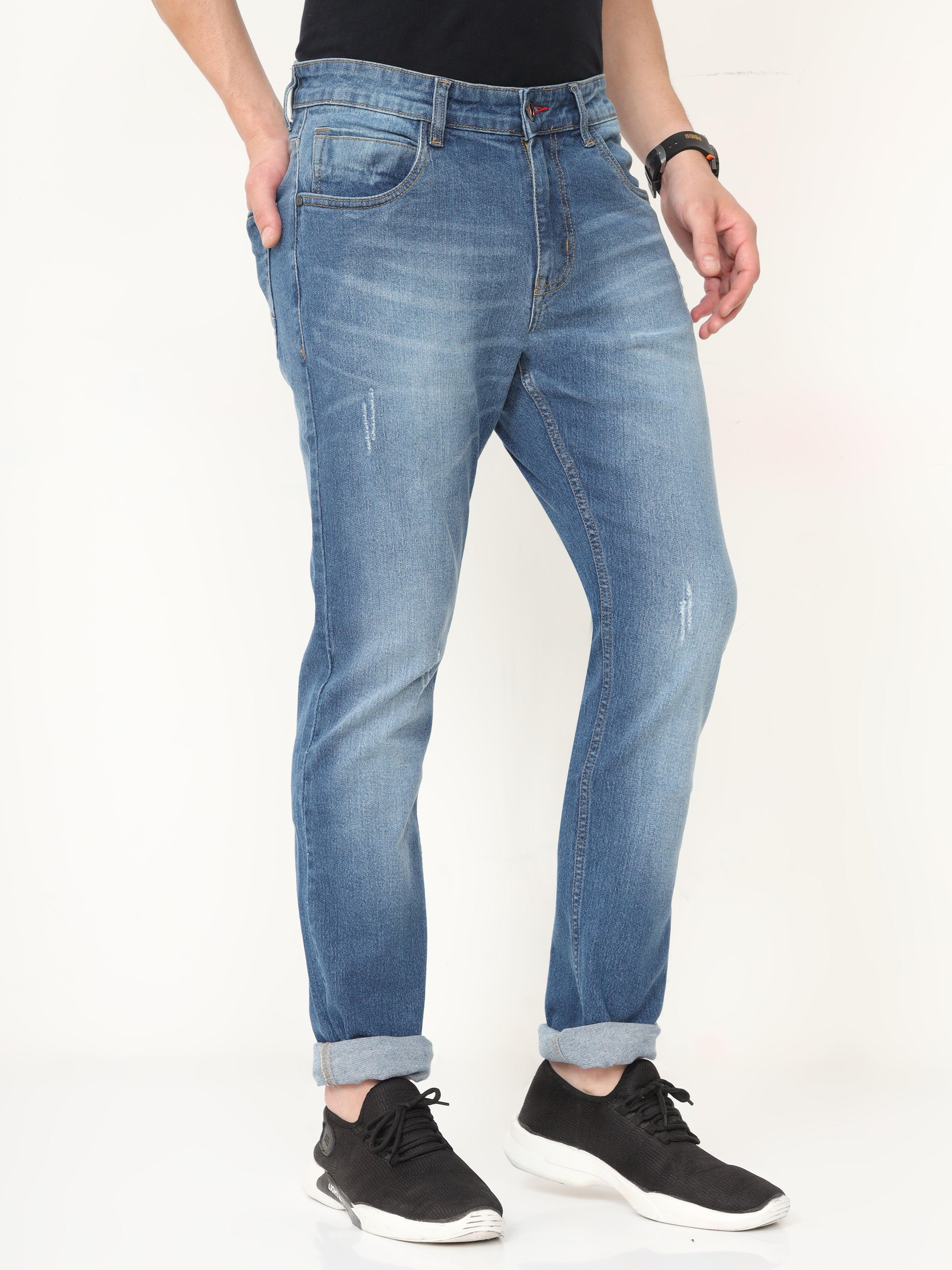 Men's Slim Fit Jeans - Blue