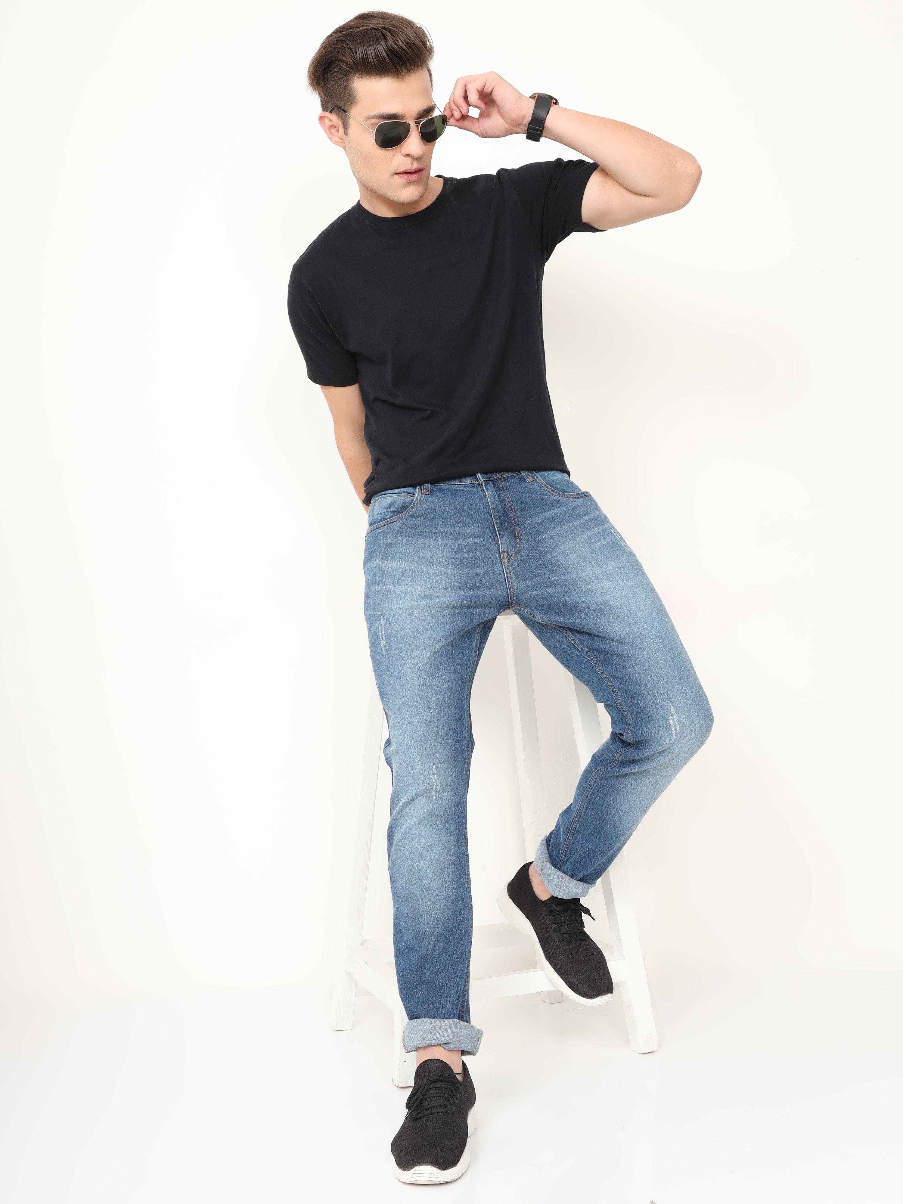 Men's Slim Fit Jeans - Blue