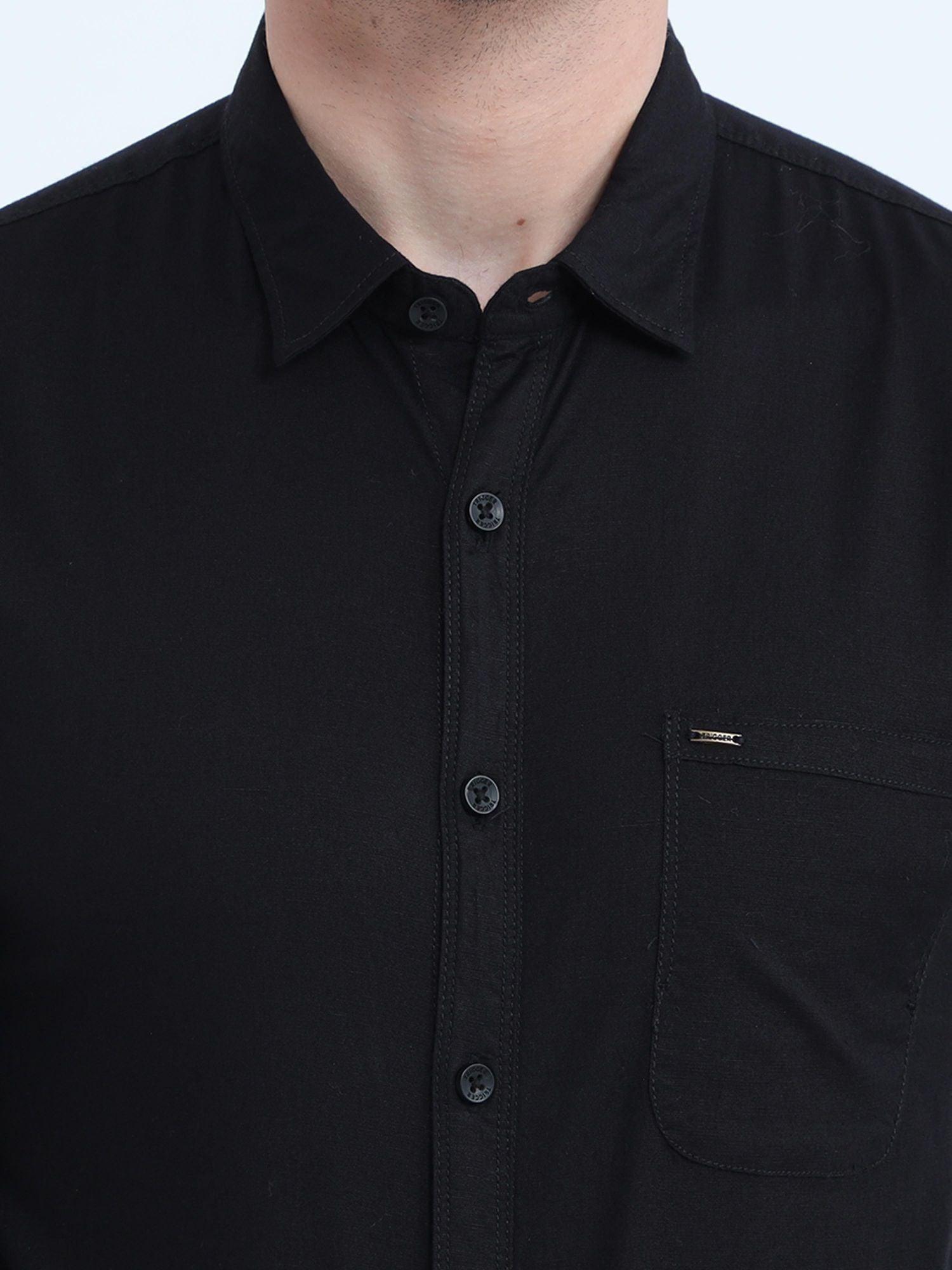  Solid Black Full Sleeves