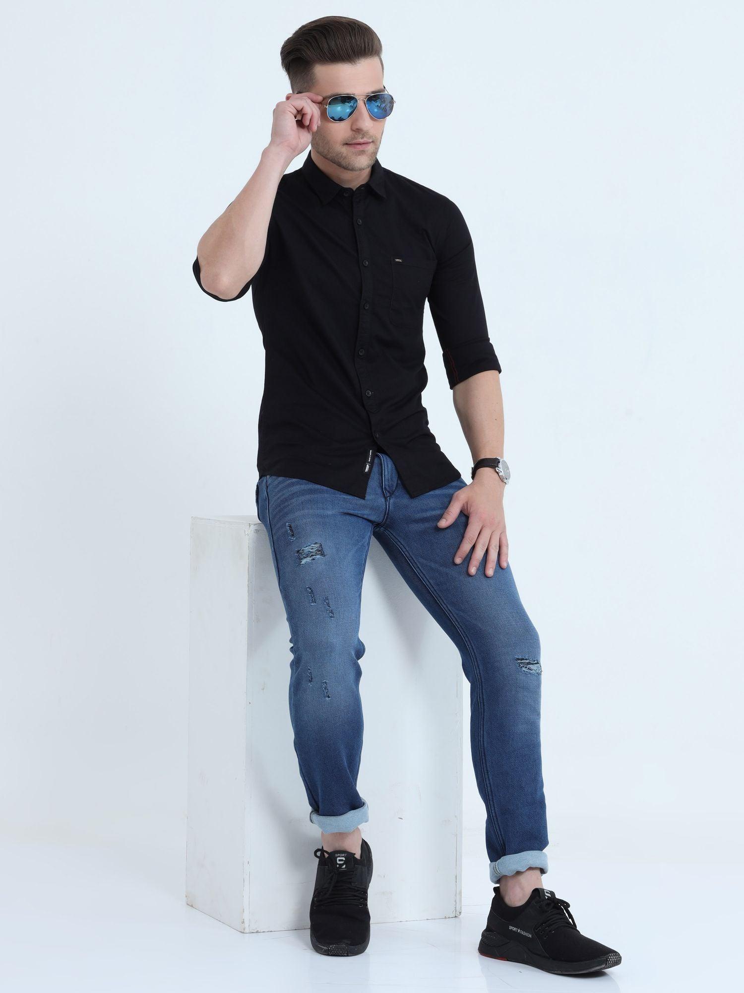 Solid Black Full Sleeves