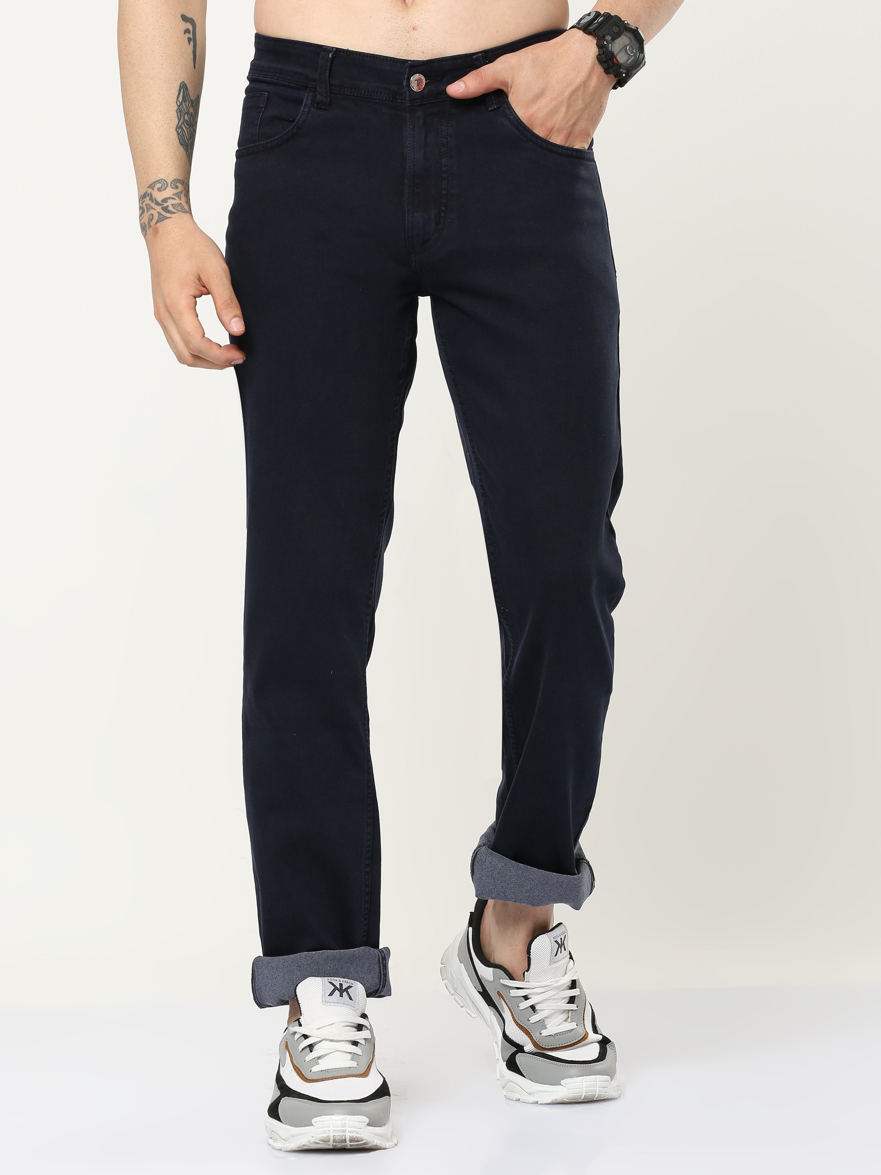 Aero Fit Men's Slim Regular Fit Jeans