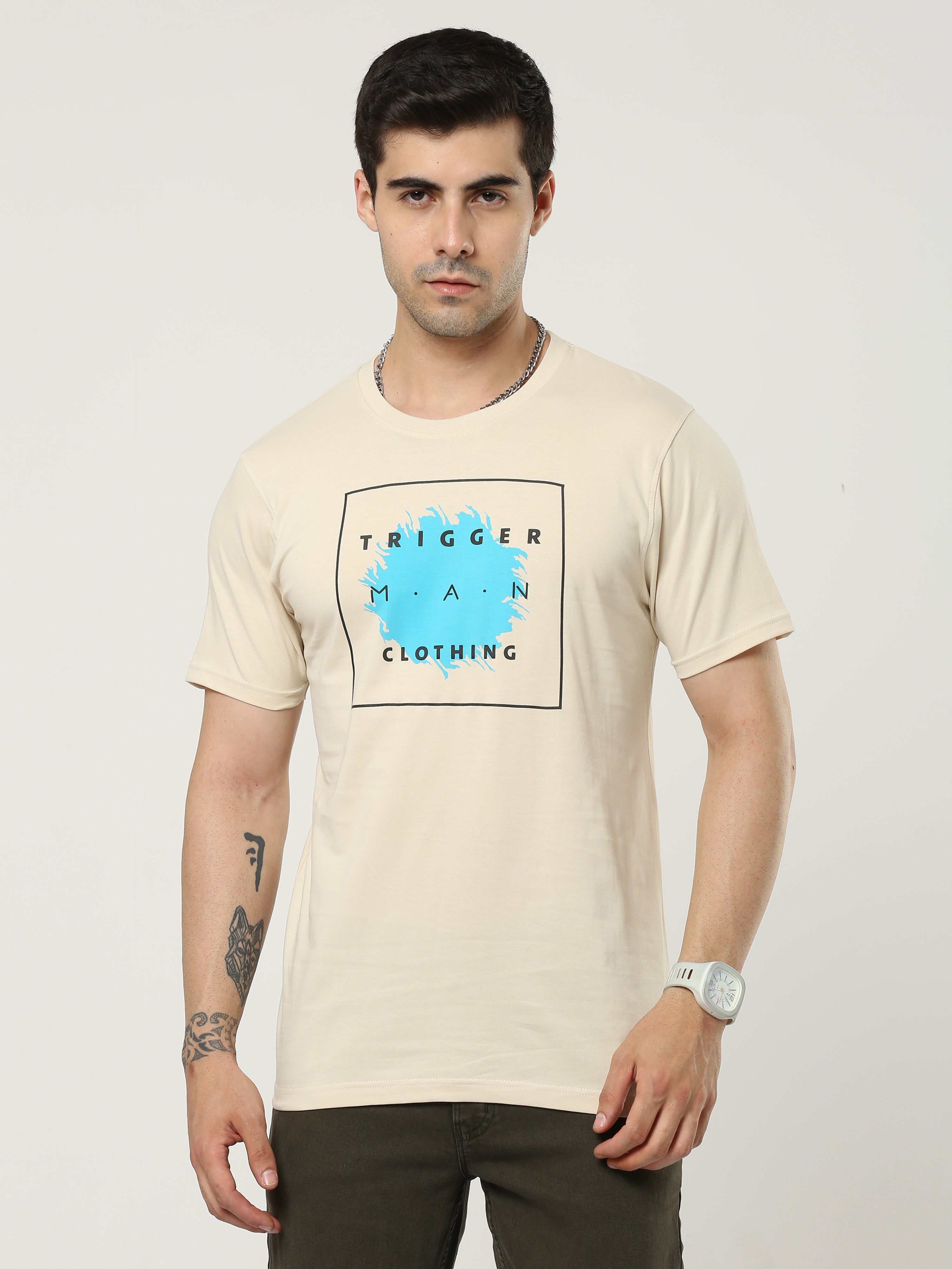 Men BRICH Round-neck T-shirt