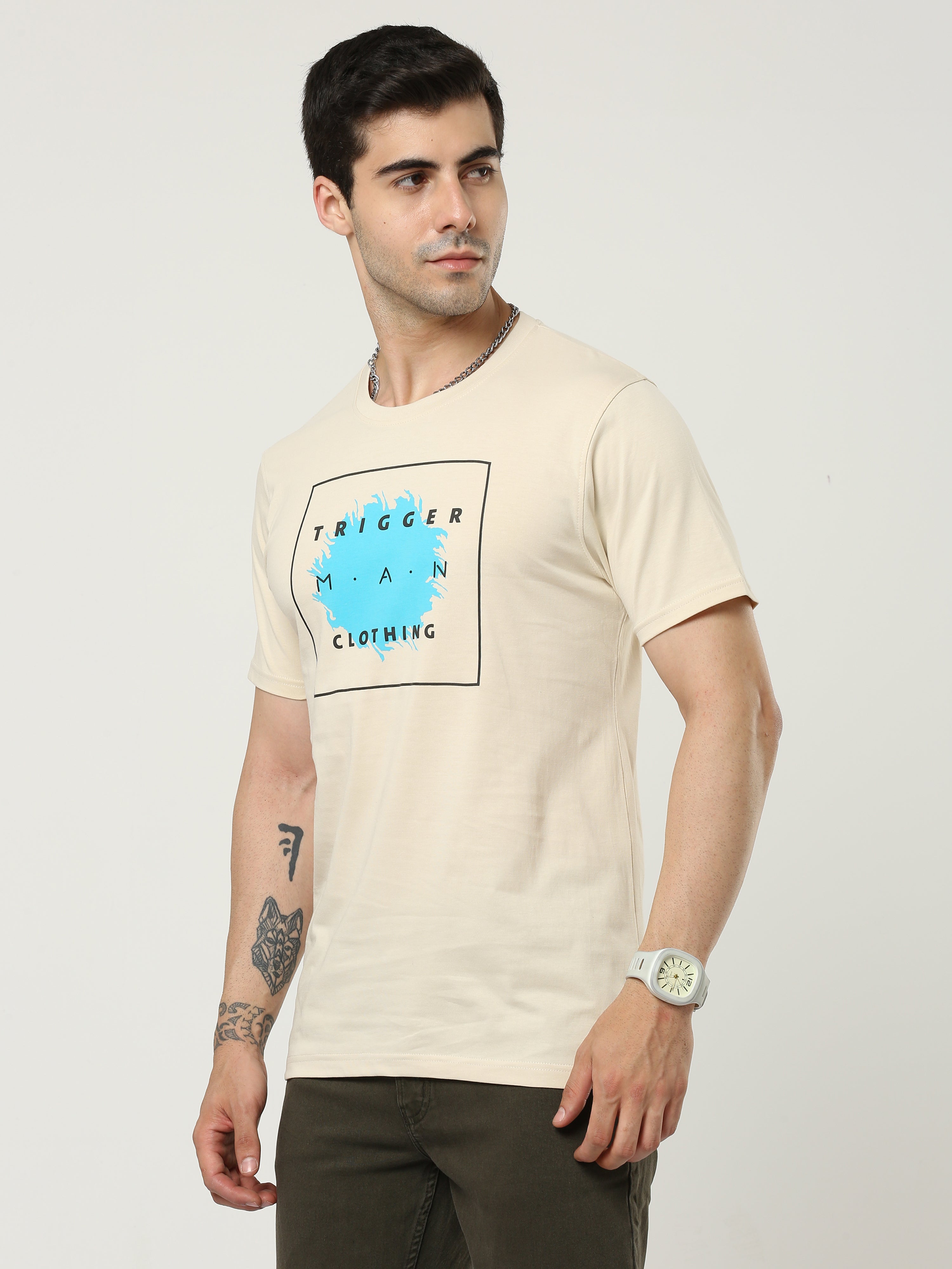 Men BRICH Round-neck T-shirt