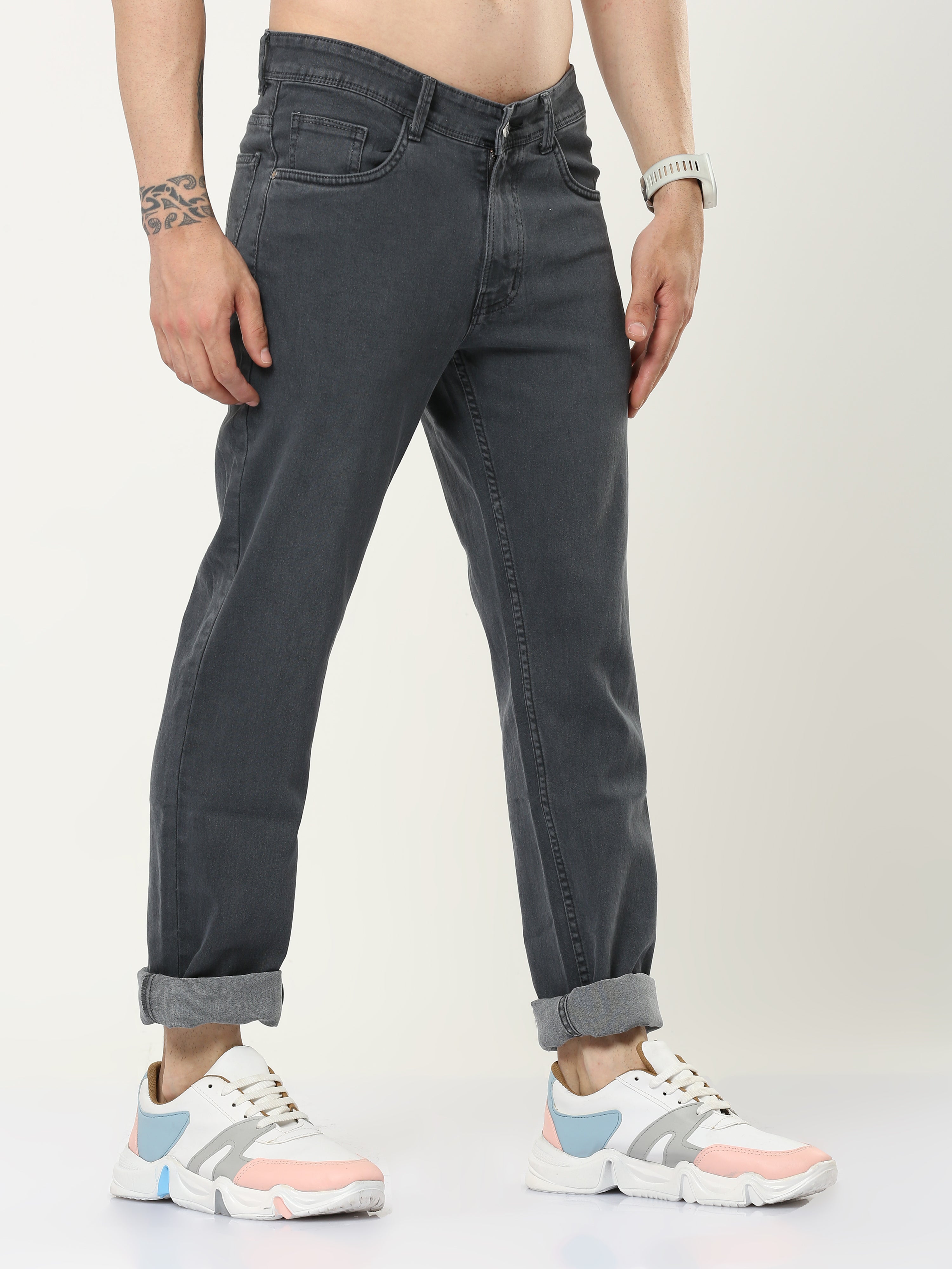 Men Slim Regular-Fit  Jeans