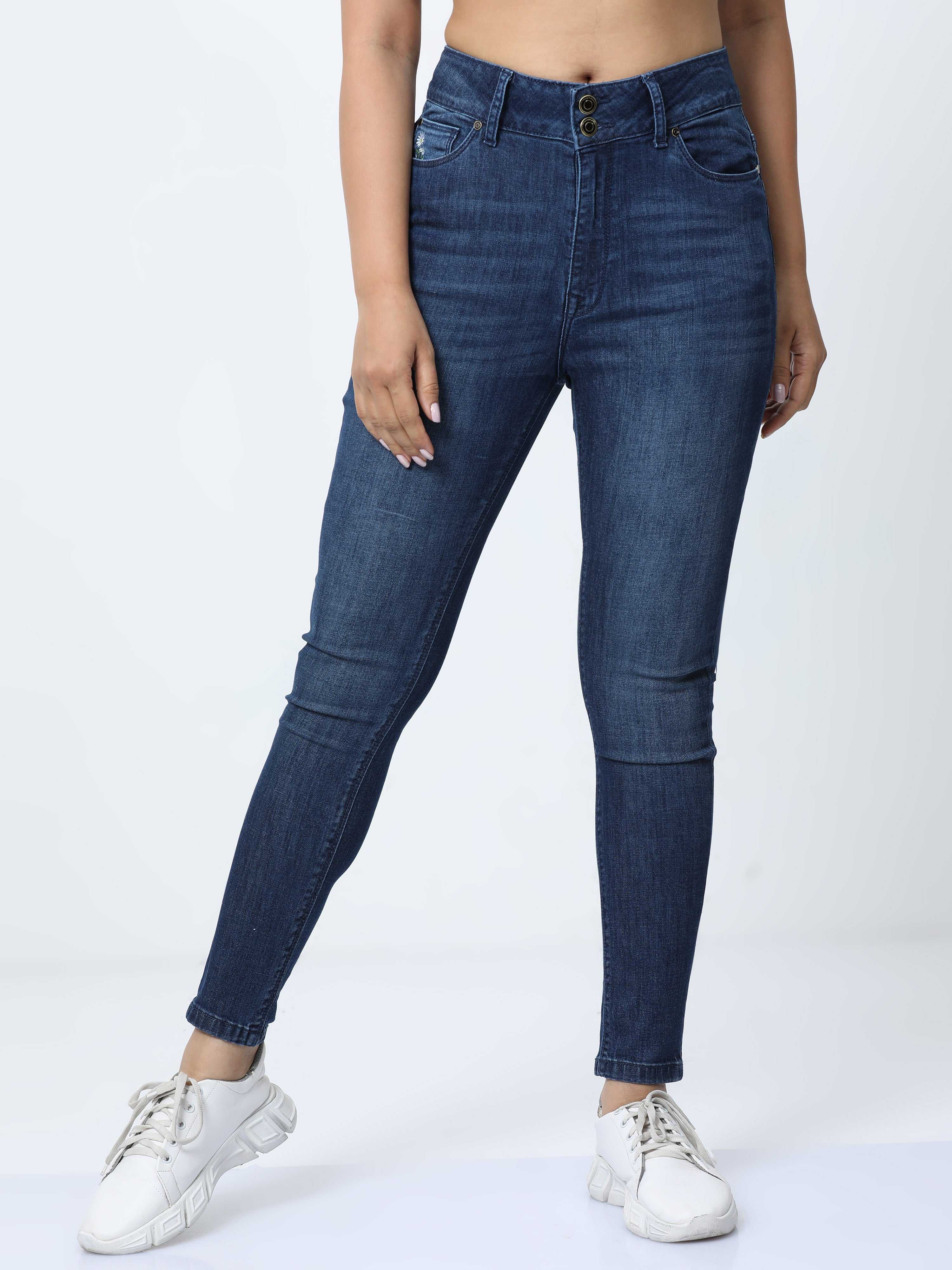 Berry Heavy enzymes womens slim fit jeans