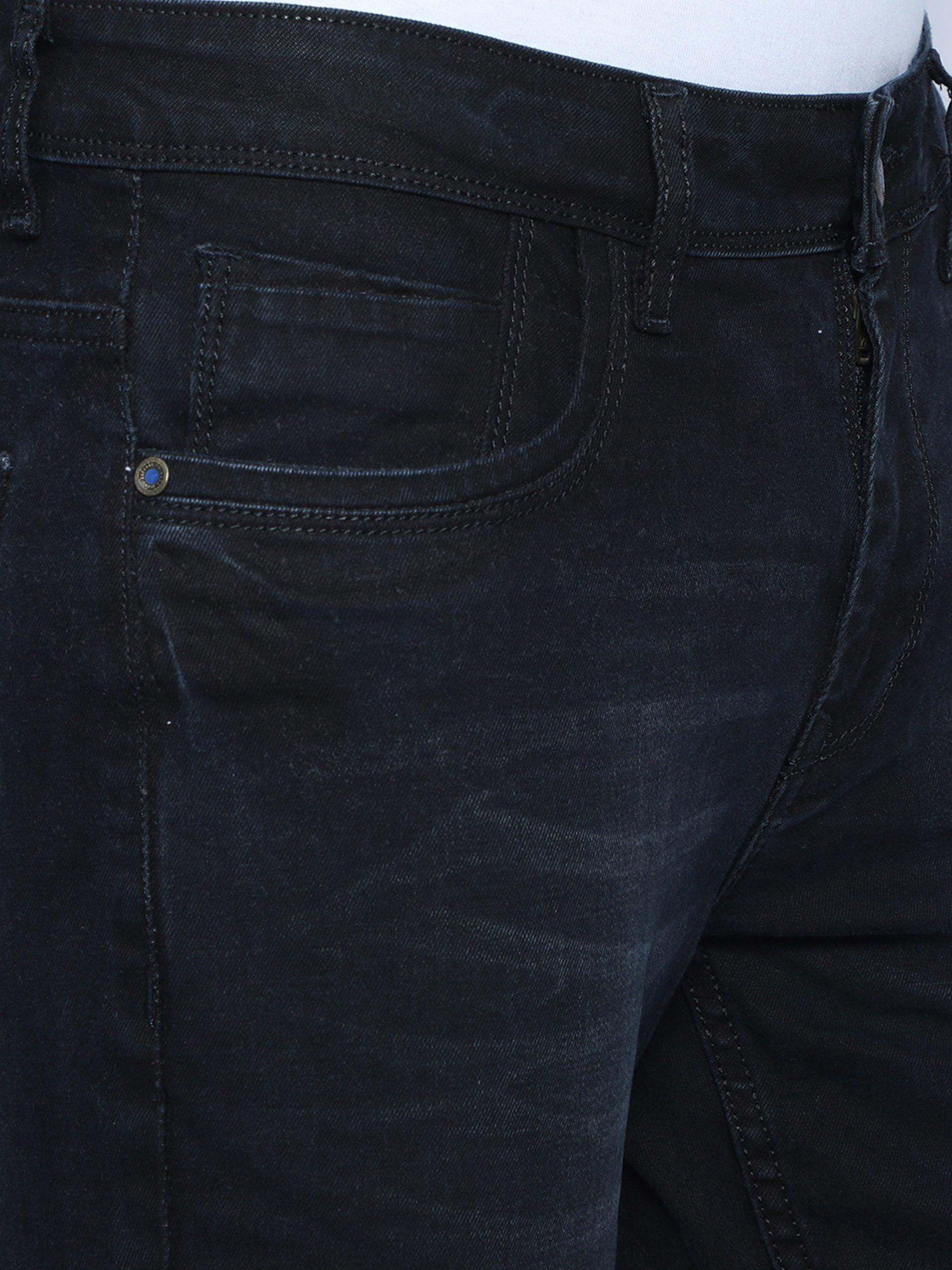 Men's Skinny Fit Jeans - Black - Triggerjeans