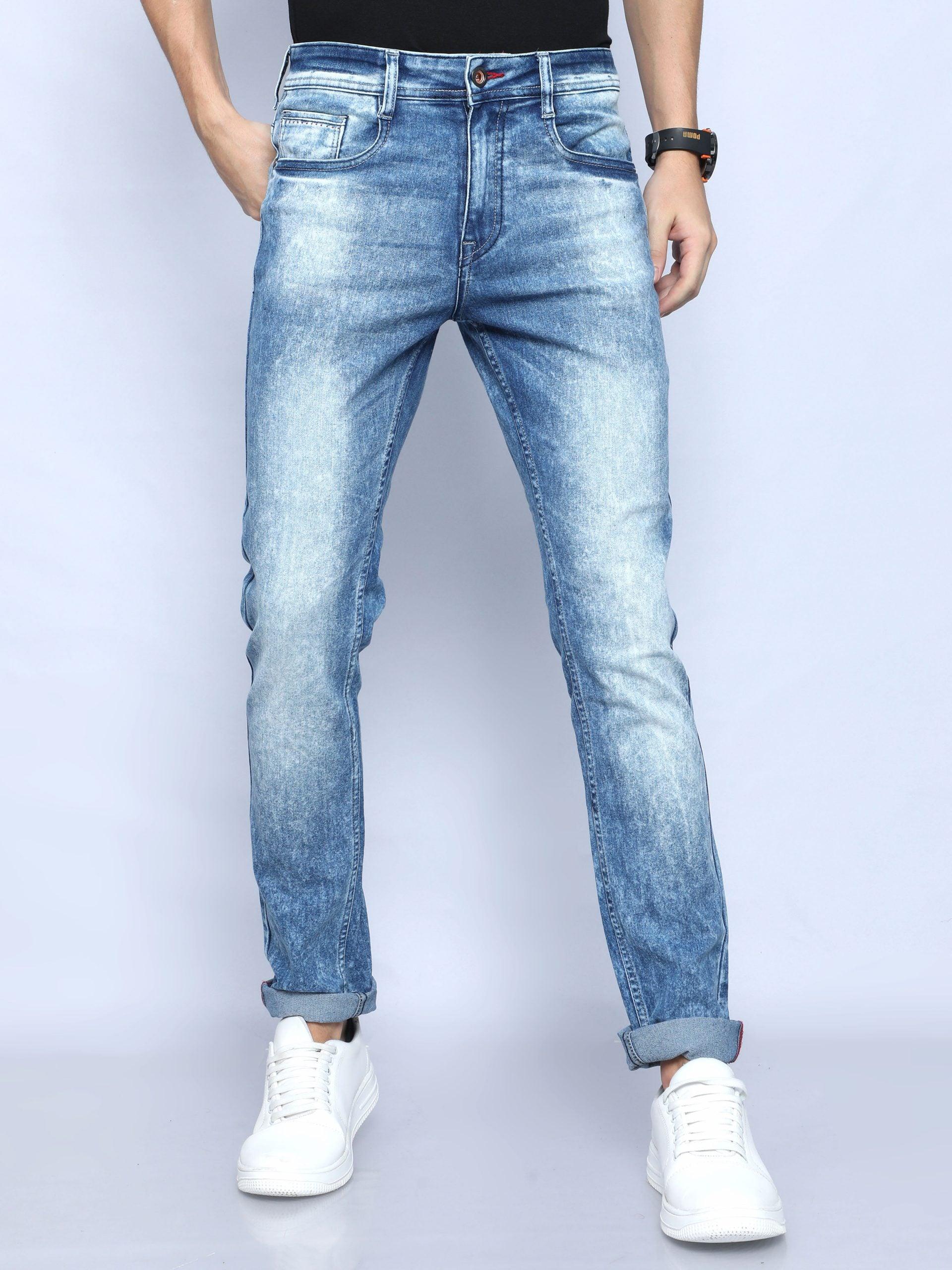 Men's Slim Fit Jeans - Blue - Triggerjeans