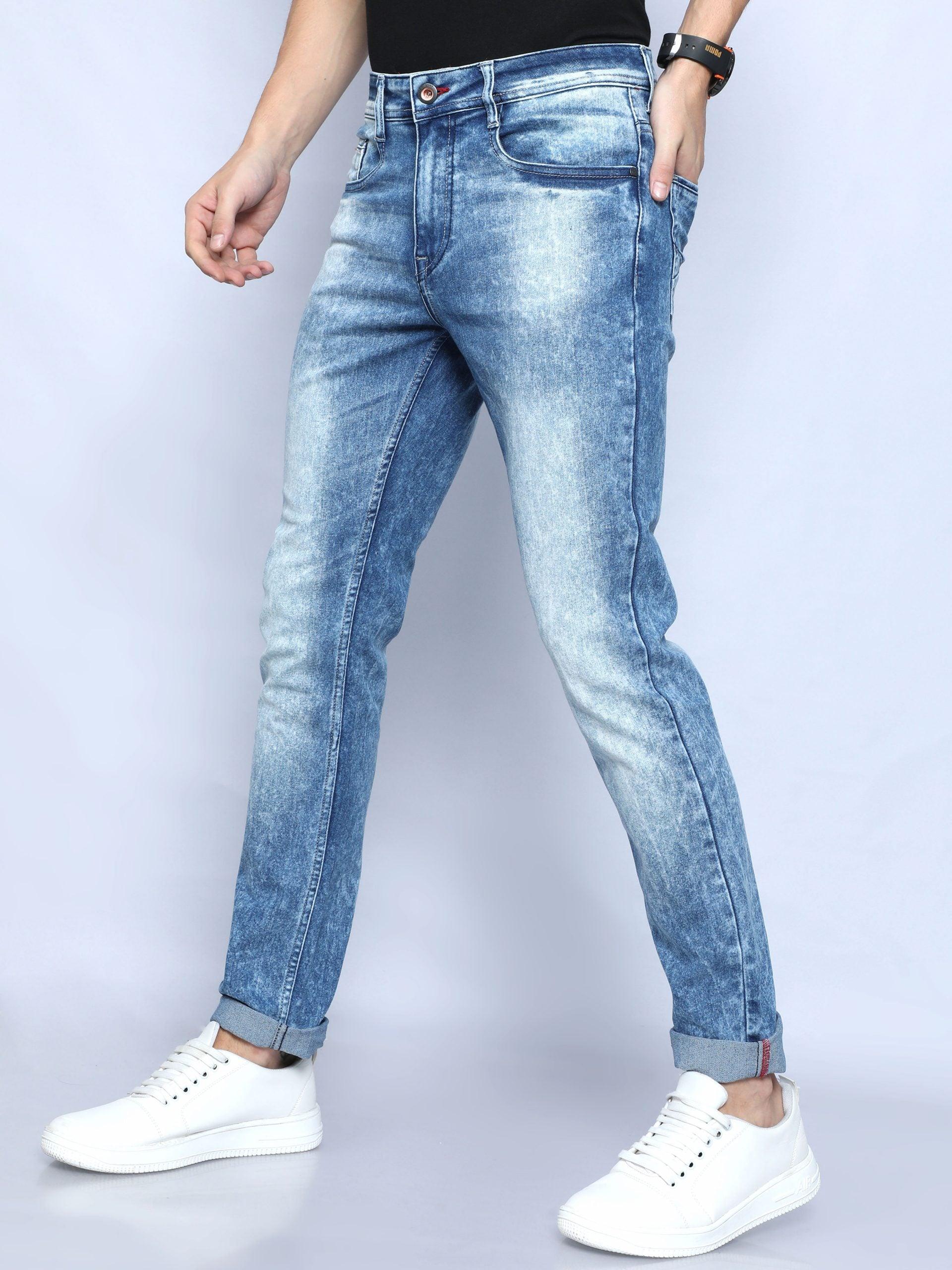 Men's Slim Fit Jeans - Blue - Triggerjeans
