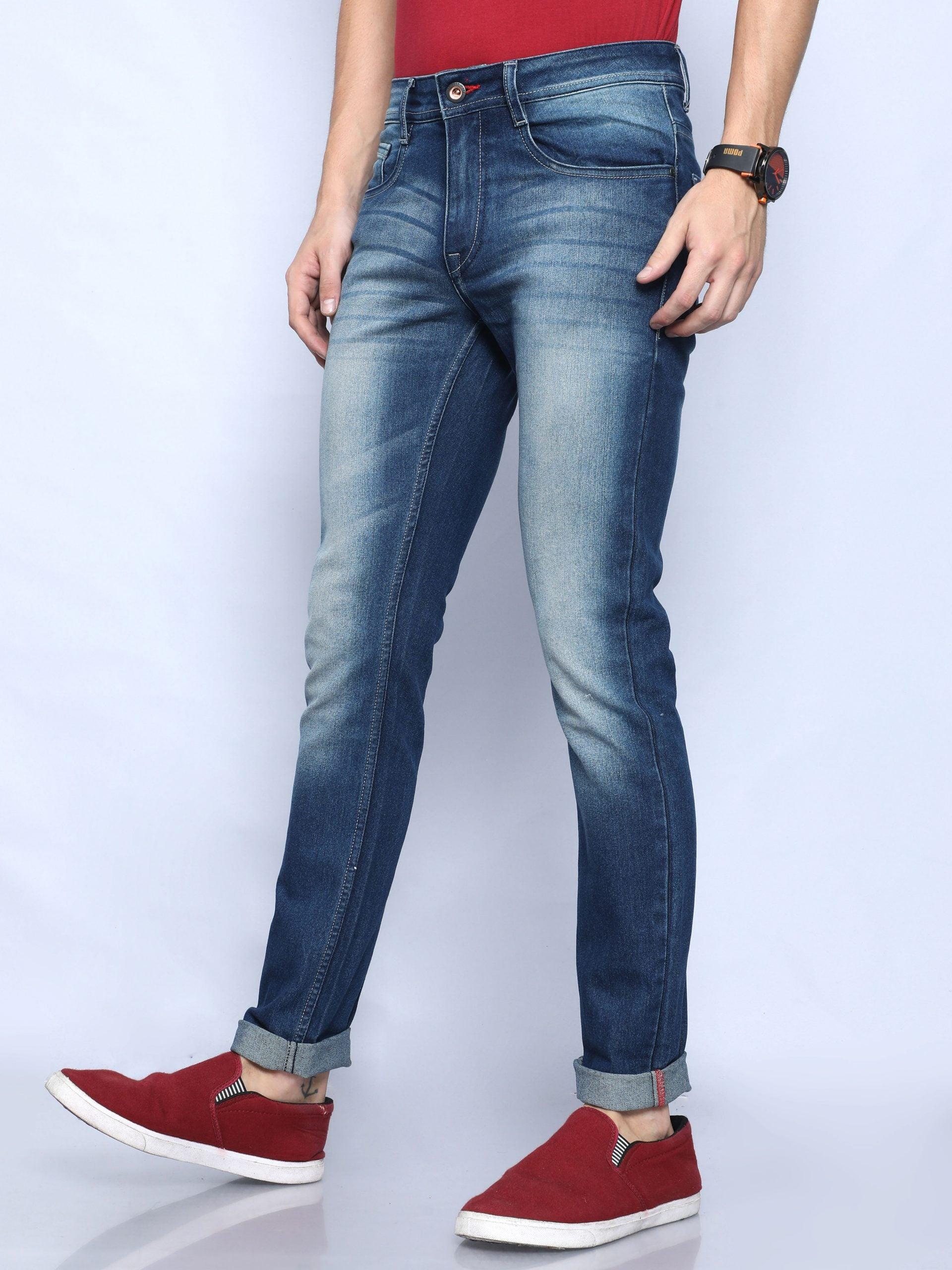 Men's Slim Fit Jeans - Blue 